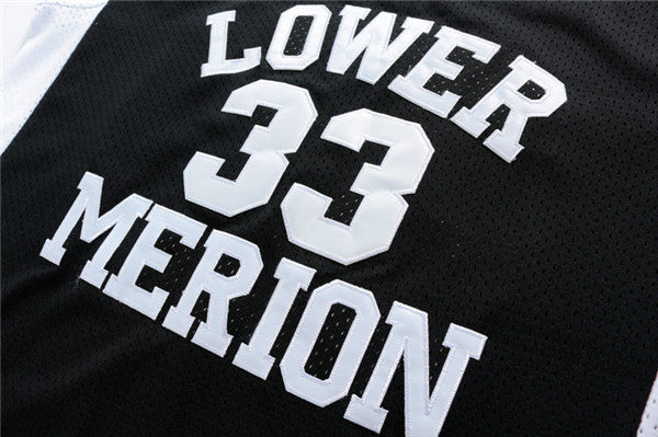 Men's Los Angeles Lakers Kobe Bryant #33 Lower Merion High School Jerseys Black