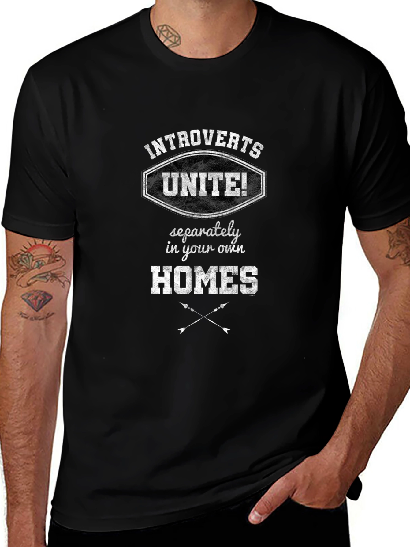 Introverts Unite Tee - Funny Social Distancing Shirt