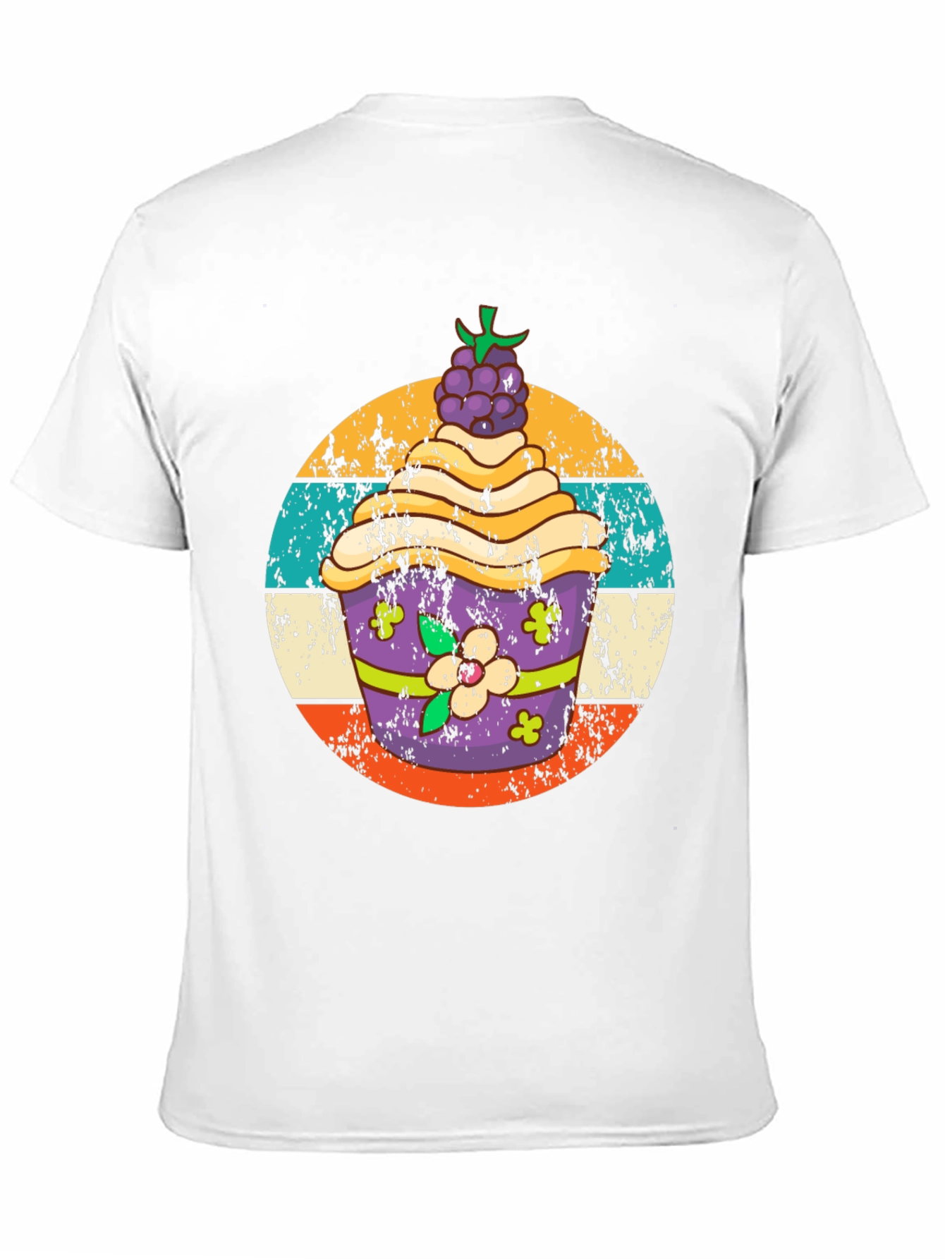 Retro Cupcake Graphic Tee