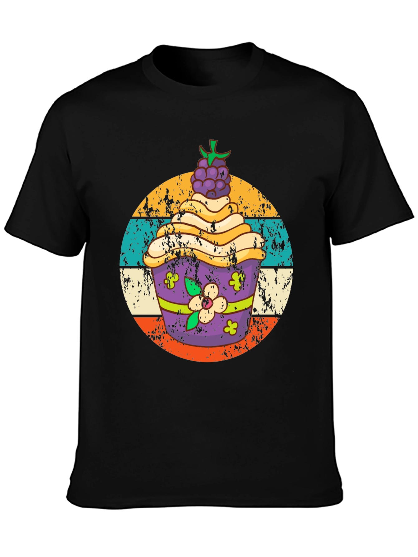 Retro Cupcake Graphic Tee