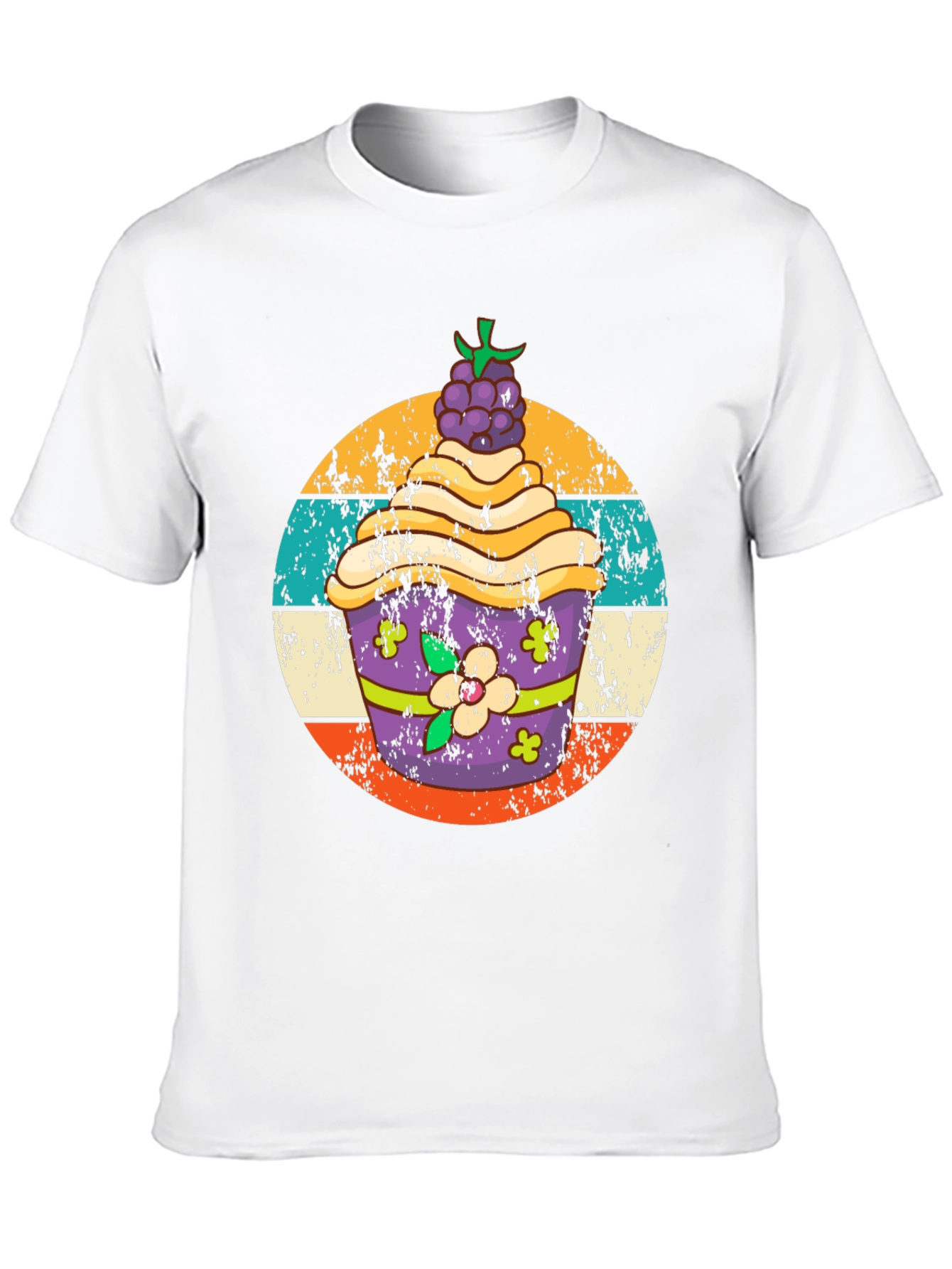 Retro Cupcake Graphic Tee