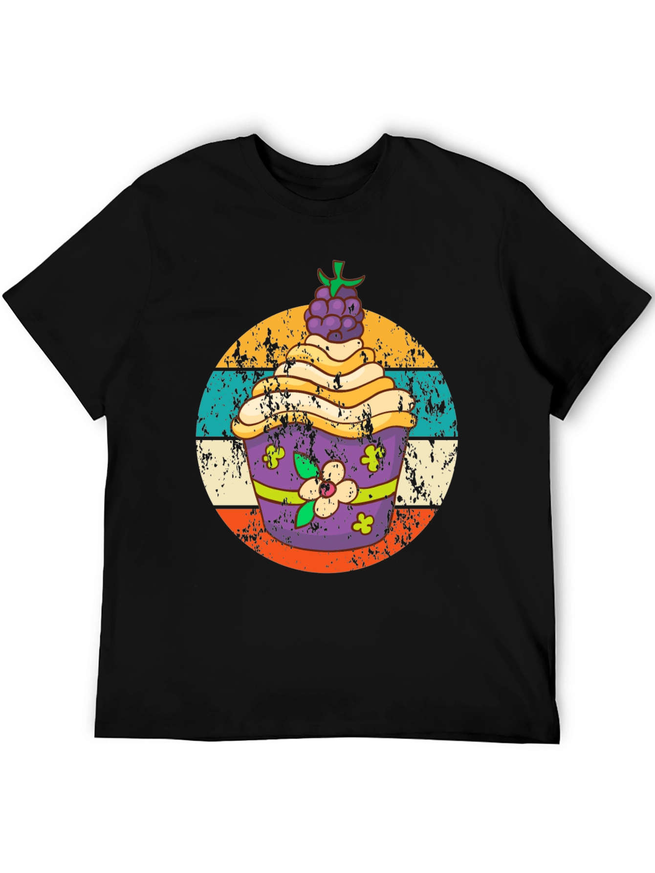 Retro Cupcake Graphic Tee