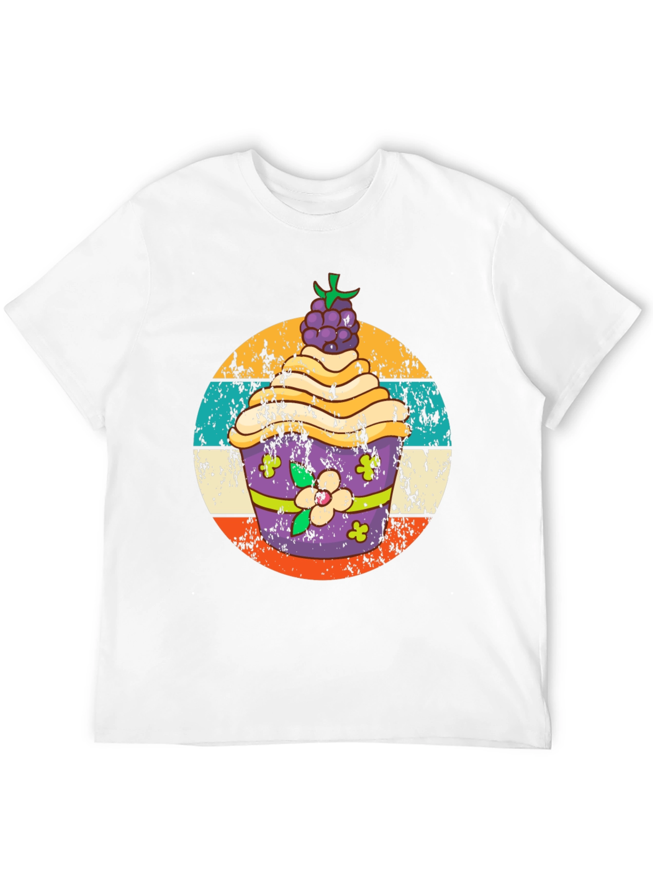 Retro Cupcake Graphic Tee