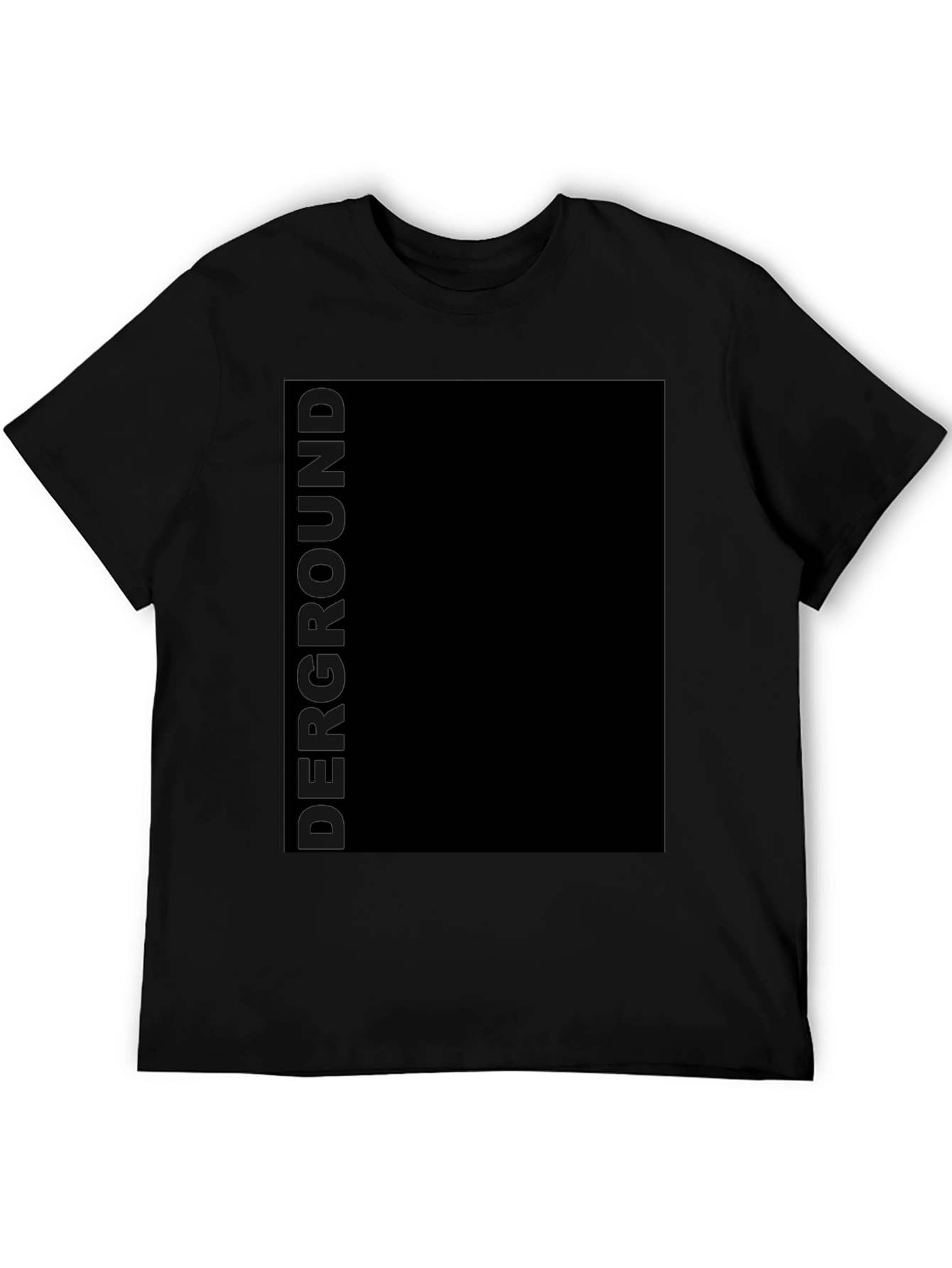 Underground Black Graphic Tee