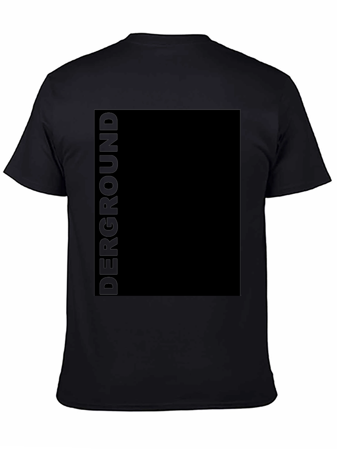 Underground Black Graphic Tee