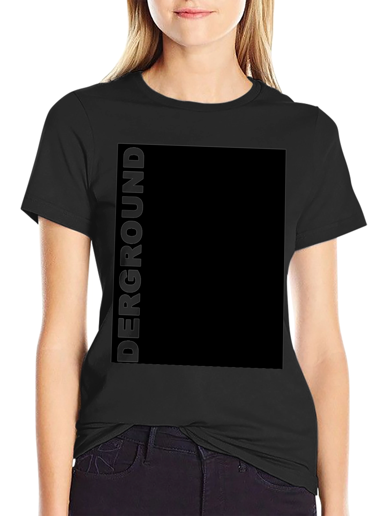 Underground Black Graphic Tee