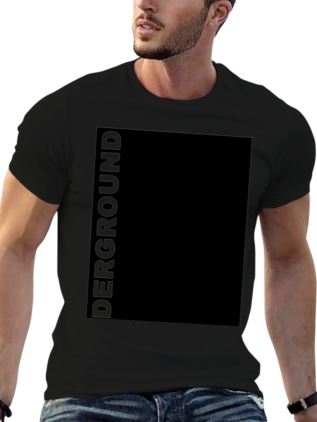 Underground Black Graphic Tee