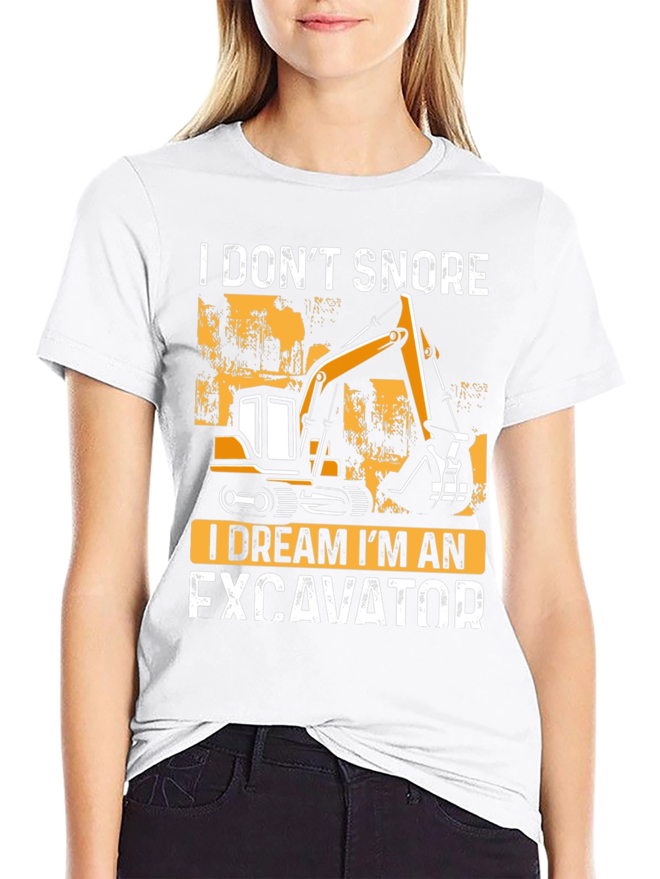 I Dream Im An Excavator Graphic Tee