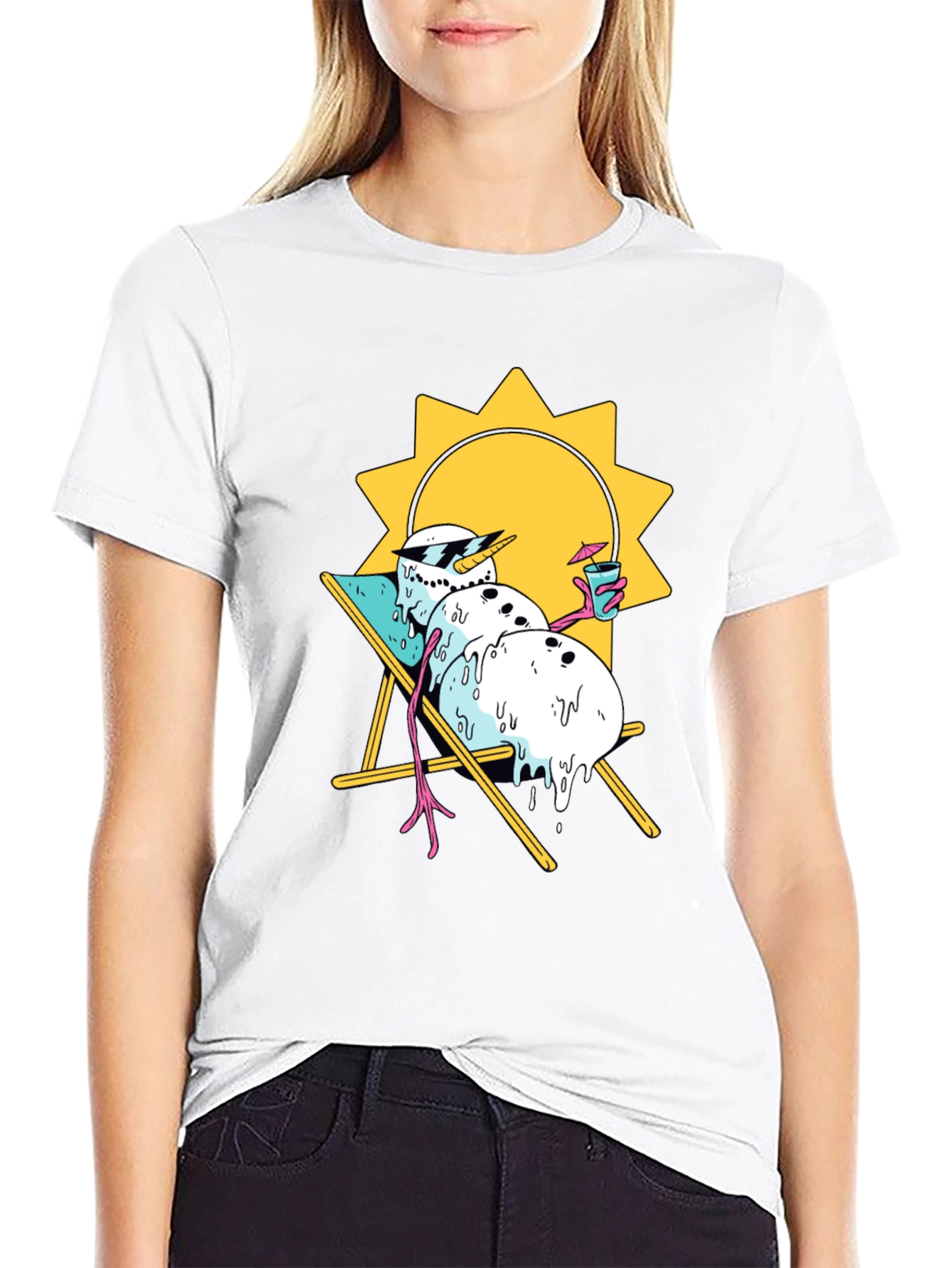 Melting Snowman Summer T-Shirt