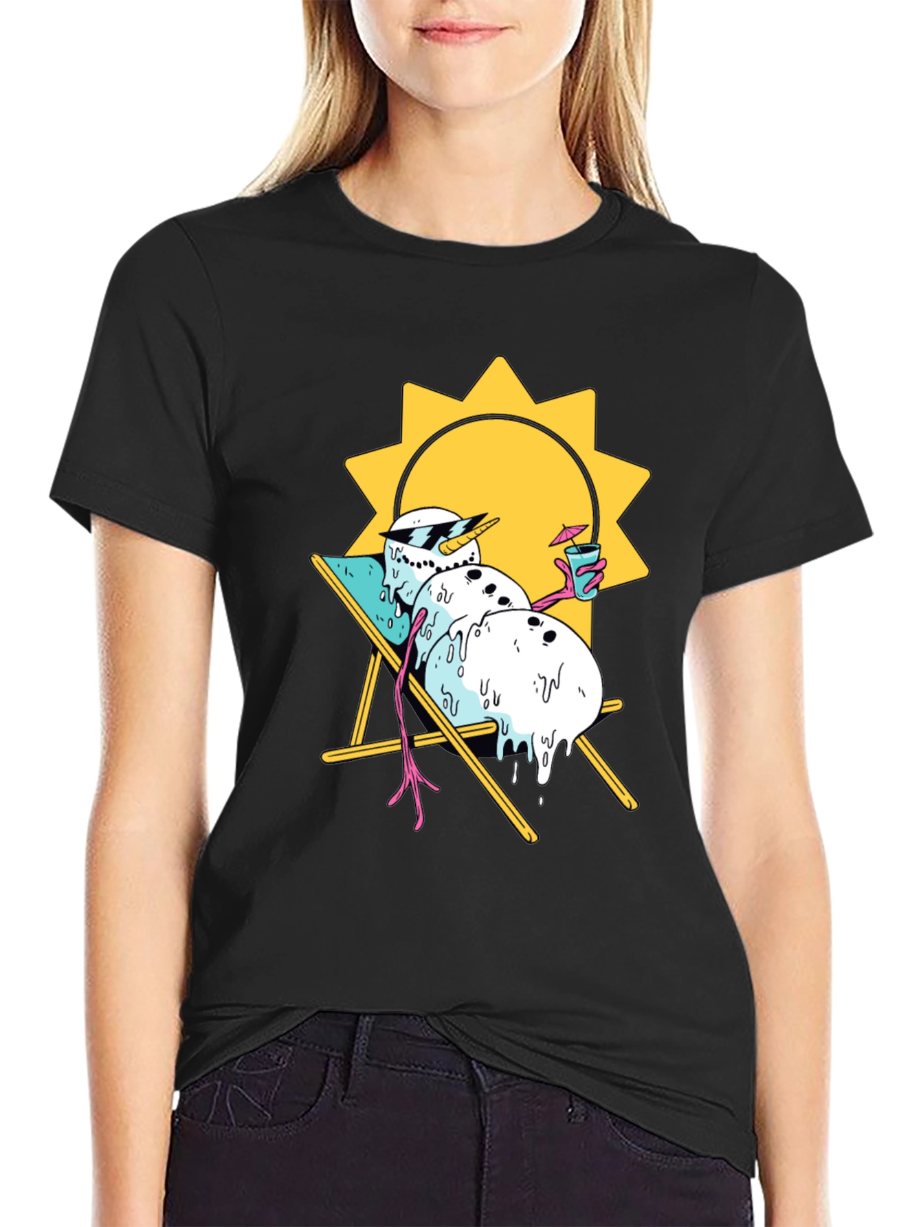 Melting Snowman Summer T-Shirt