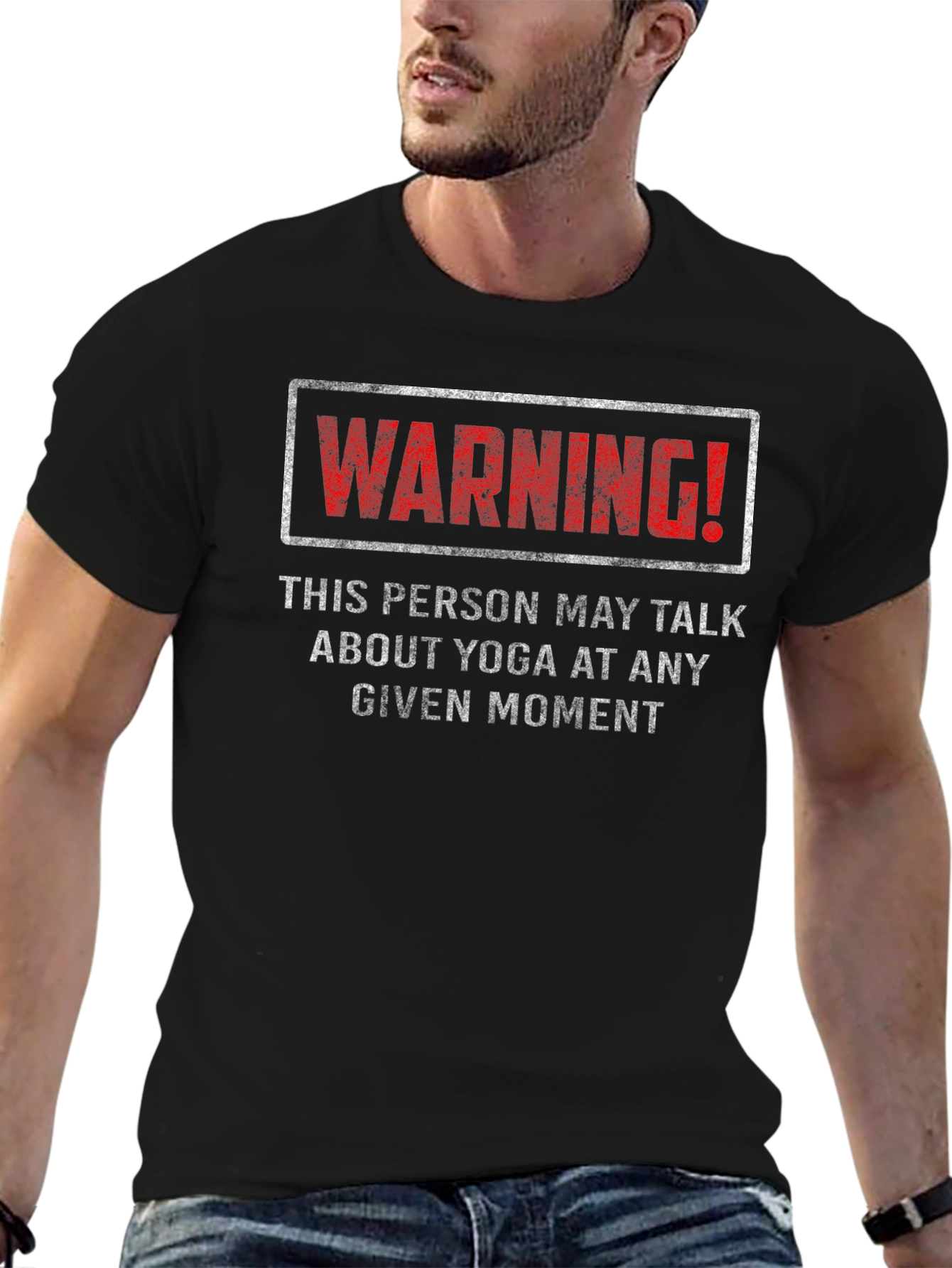 Warning Yoga T-Shirt