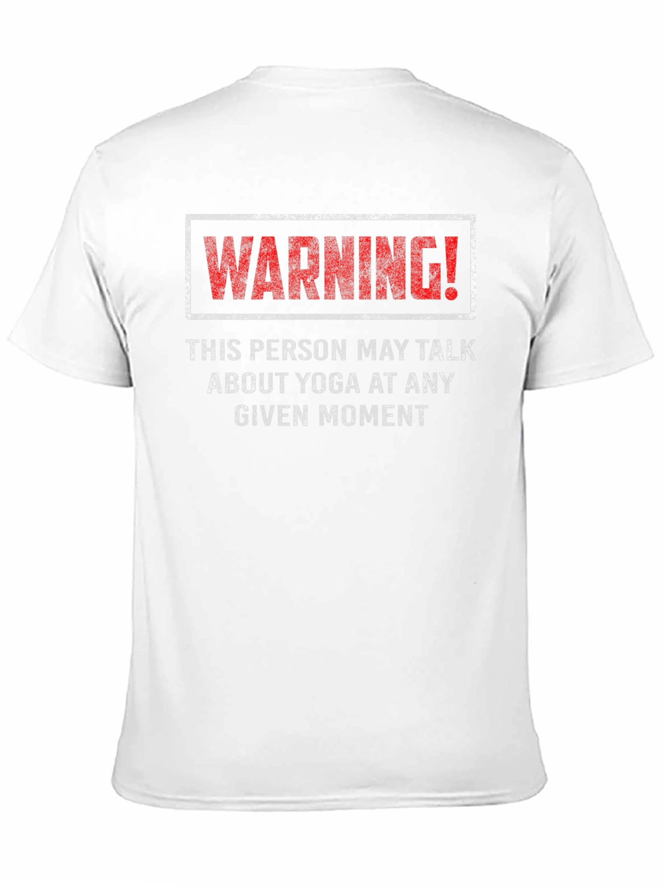 Warning Yoga T-Shirt