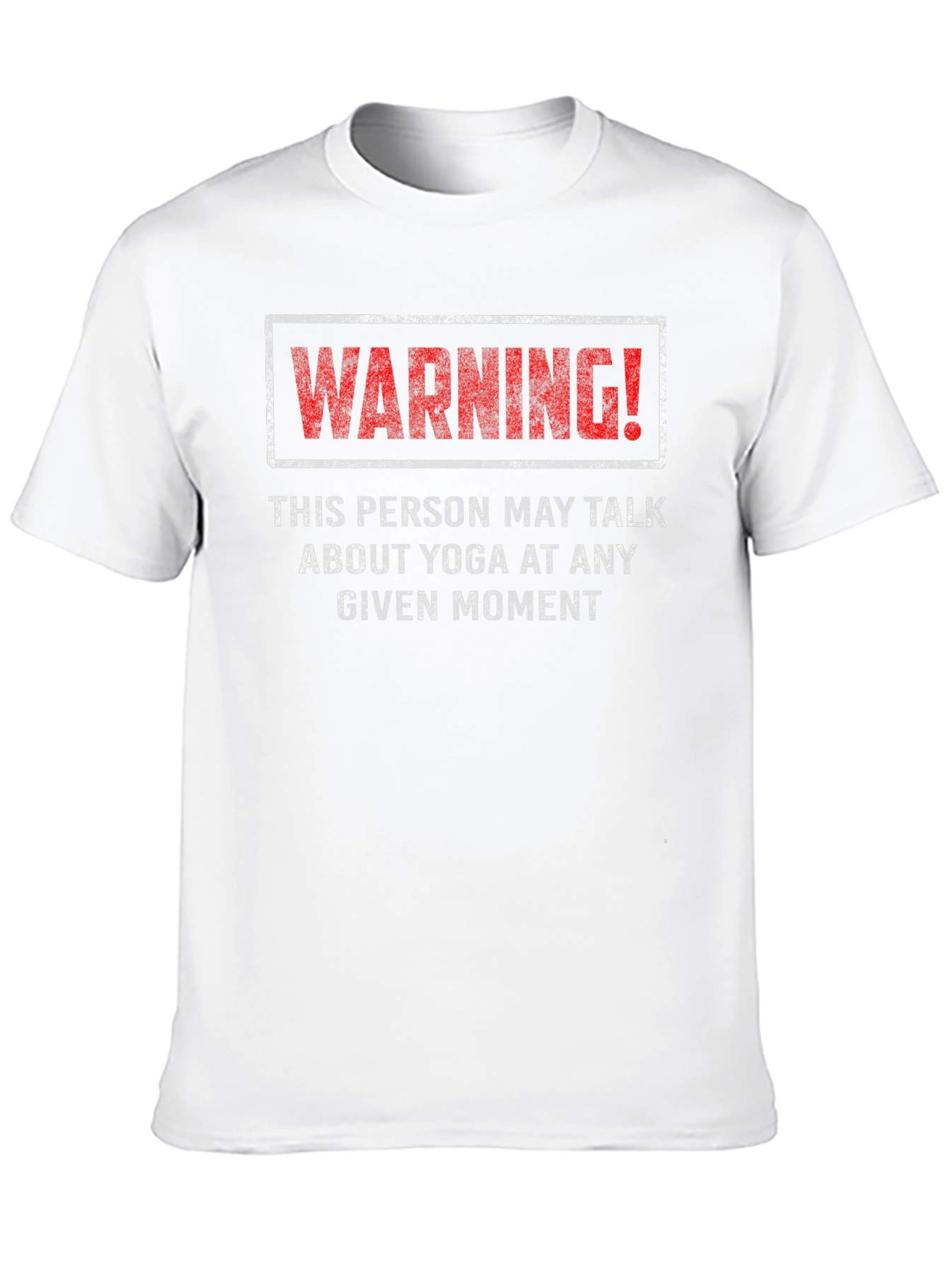 Warning Yoga T-Shirt