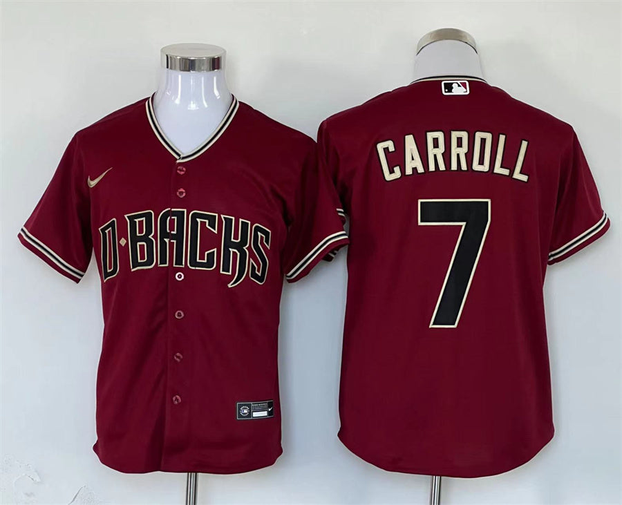 Men's Arizona Diamondbacks Corbin Carroll #7 Red Limited Player Jerseys