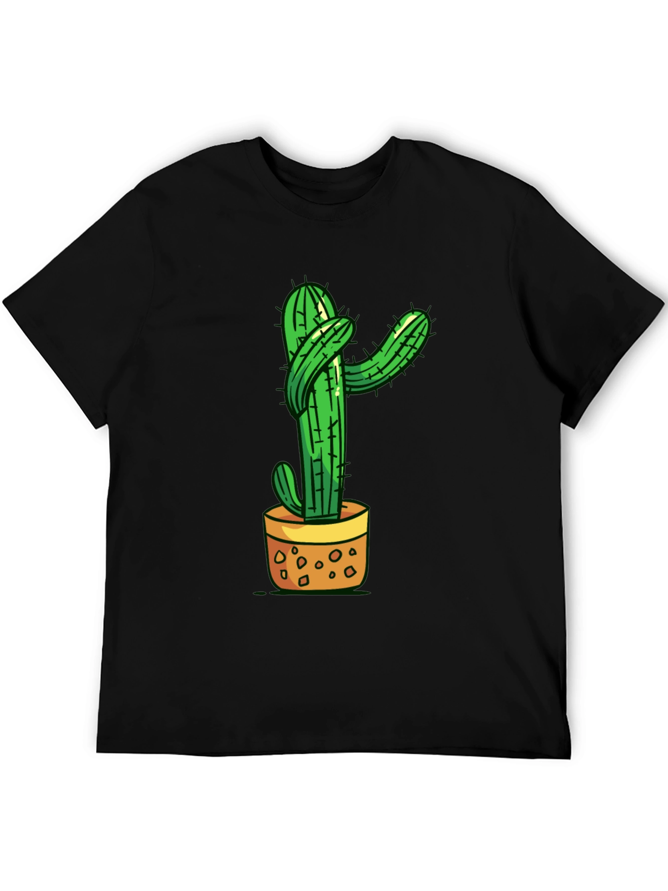 Cactus Hugs Graphic T-Shirt - Soft Cotton Tee