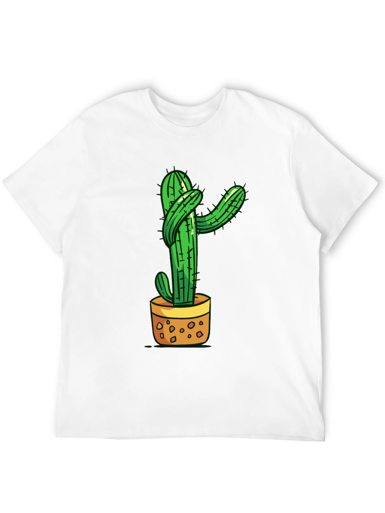 Cactus Hugs Graphic T-Shirt - Soft Cotton Tee