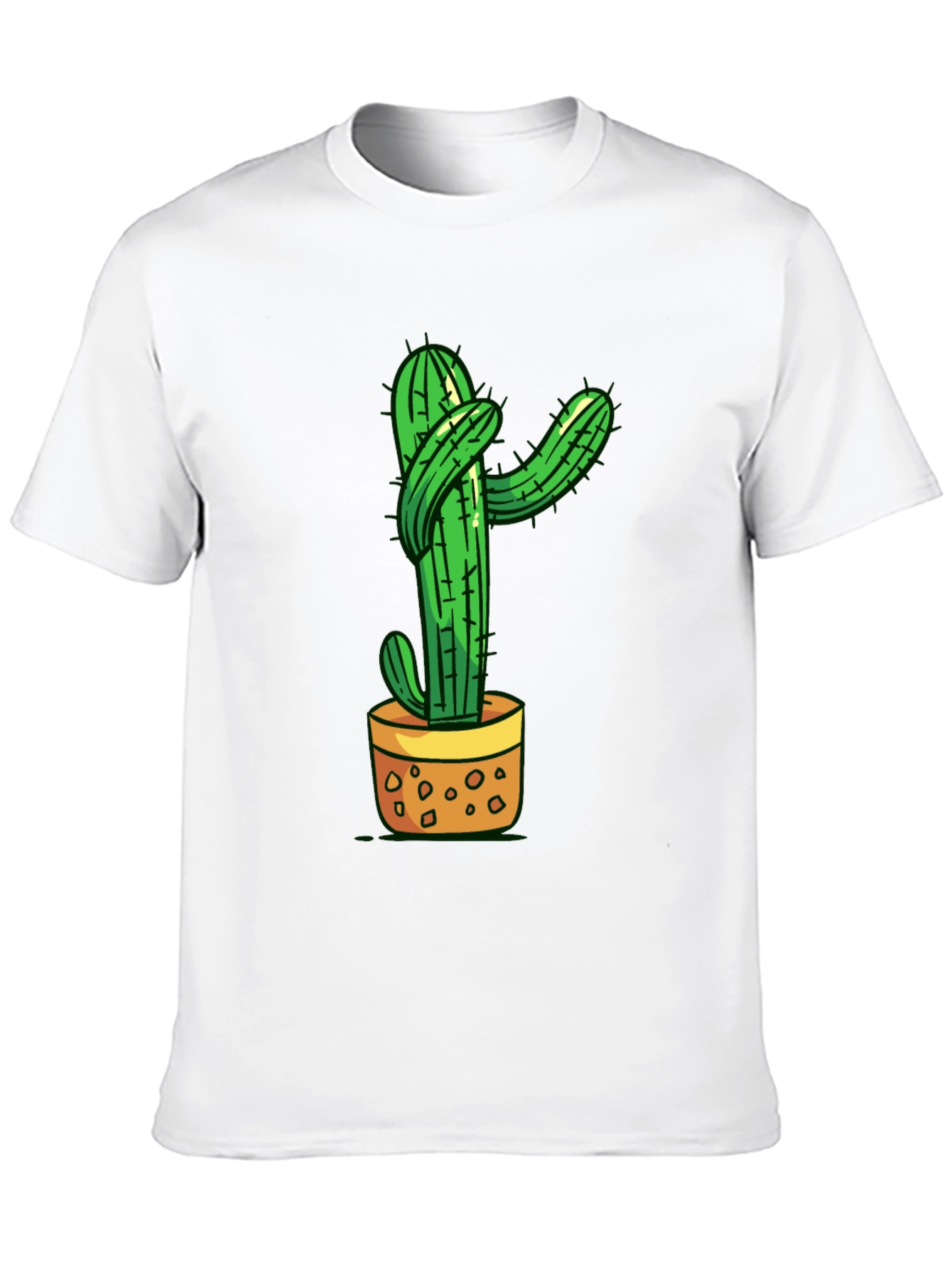 Cactus Hugs Graphic T-Shirt - Soft Cotton Tee