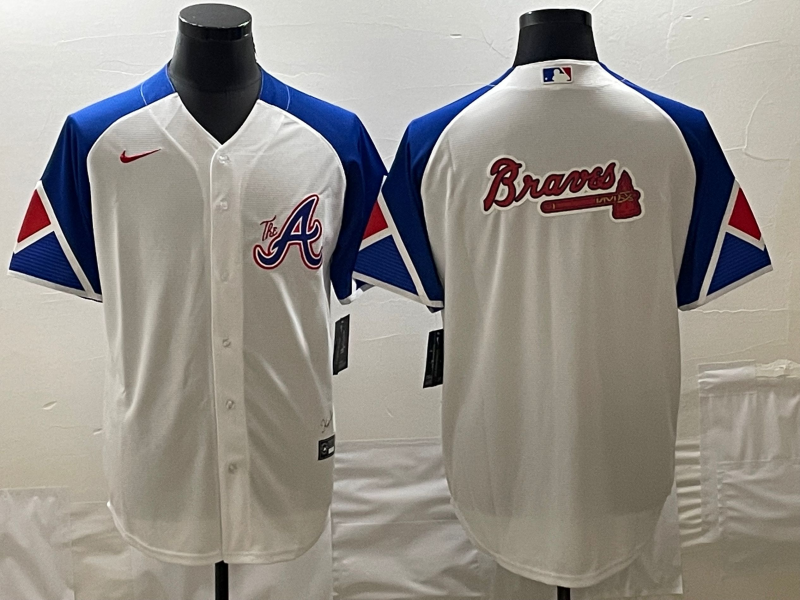 Men's Atlanta Braves Nike White 2023 City Connect Replica Jerseys