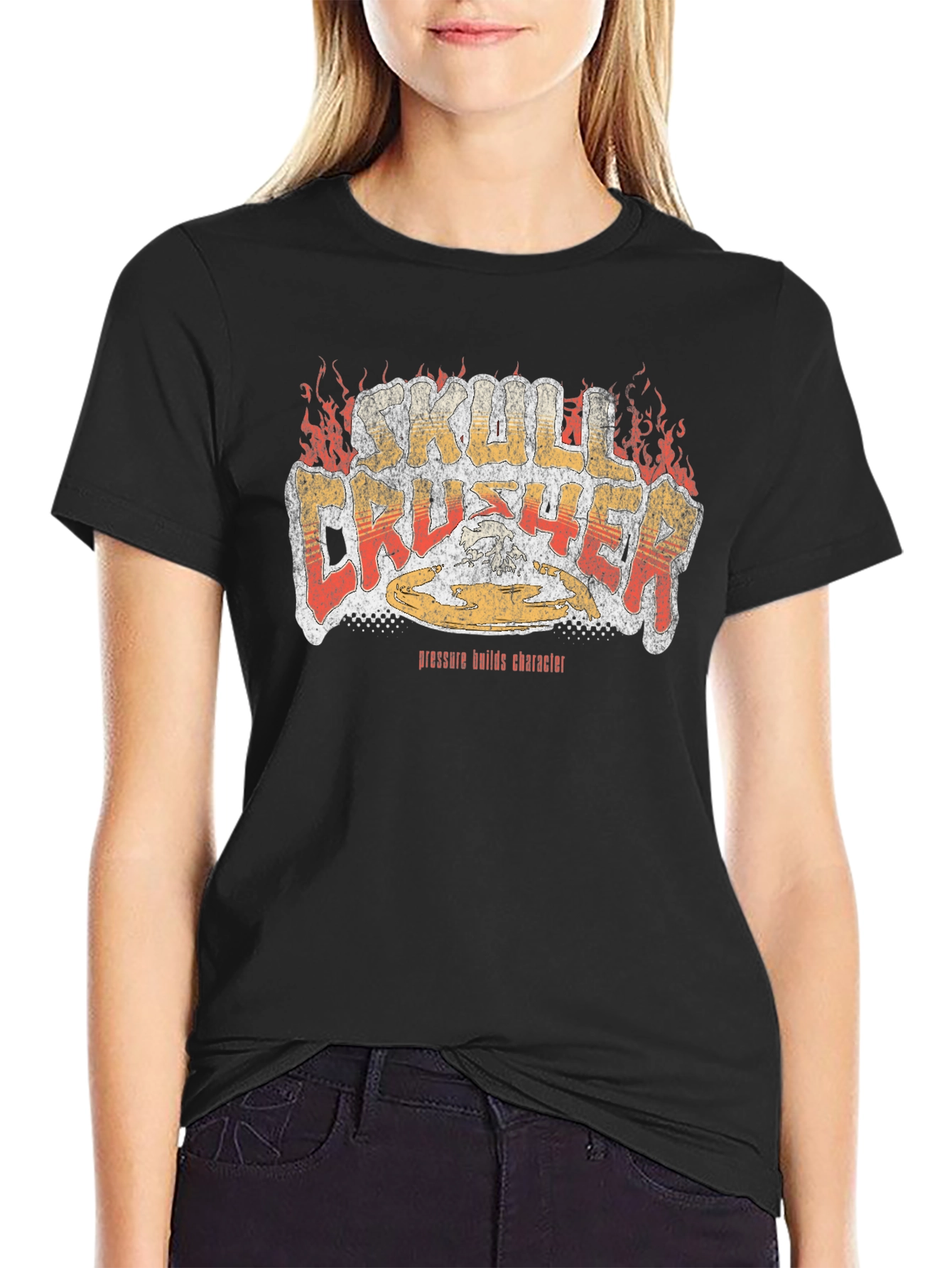 Skull Crusher Graphic Tee - Black T-Shirt