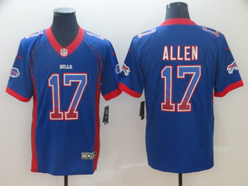 Men's Buffalo Bills Josh Allen #17 Blue Game Jerseys
