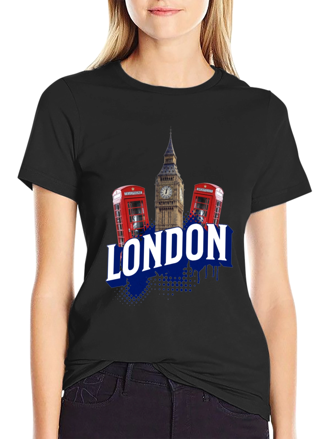 London Graphic Print Crew Neck T-Shirt