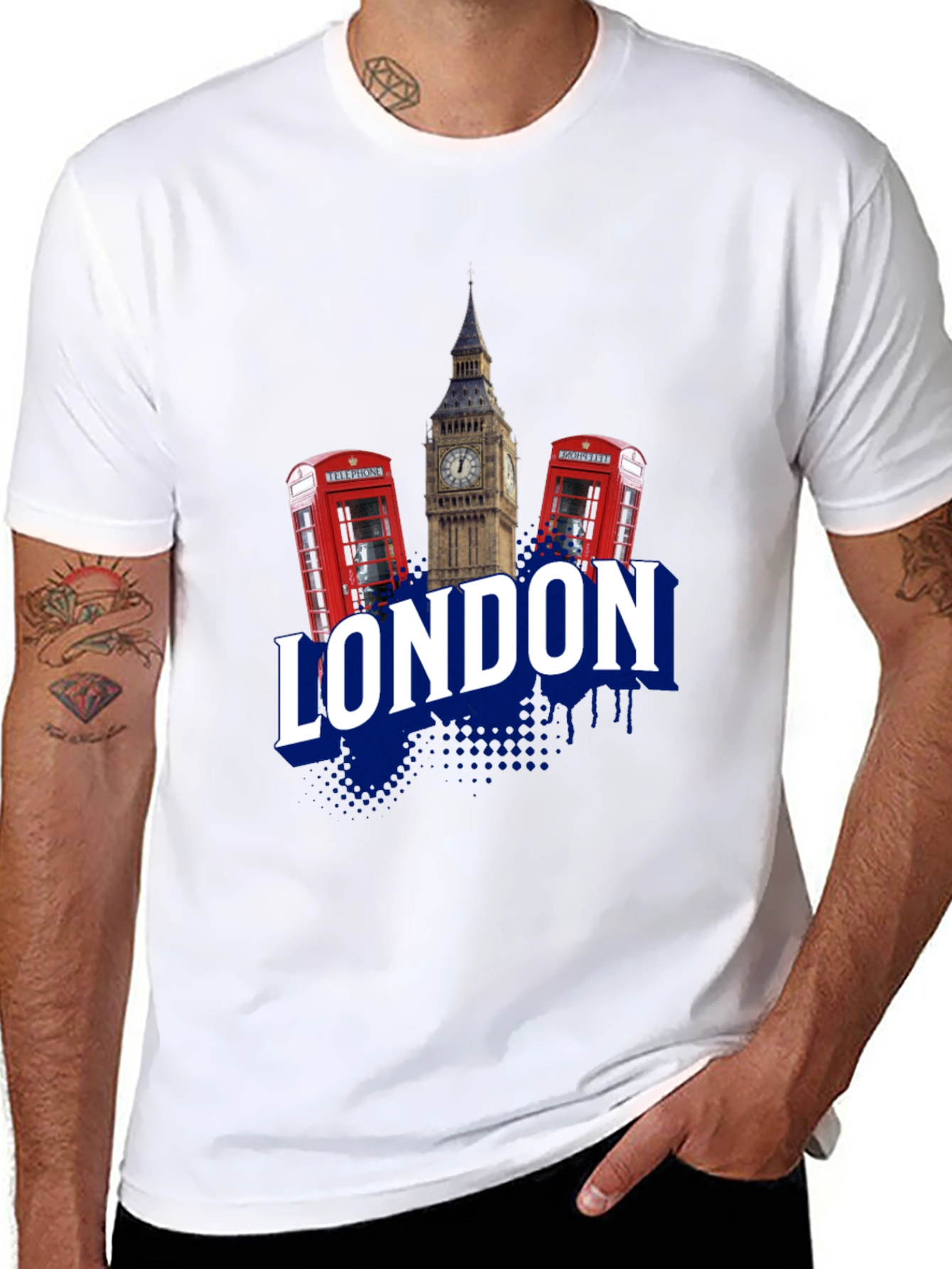 London Graphic Print Crew Neck T-Shirt