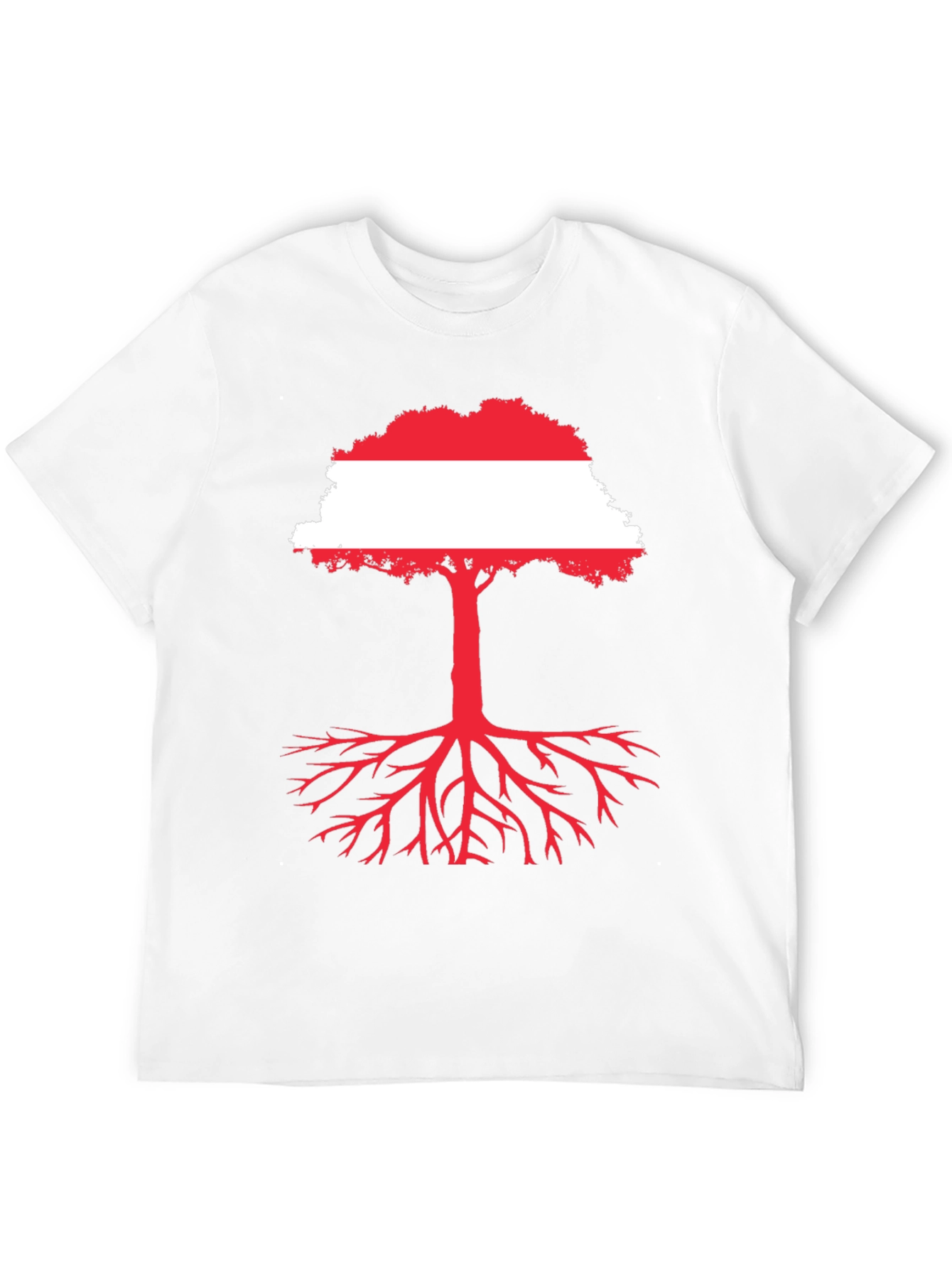 Austria Flag Tree Graphic Tee
