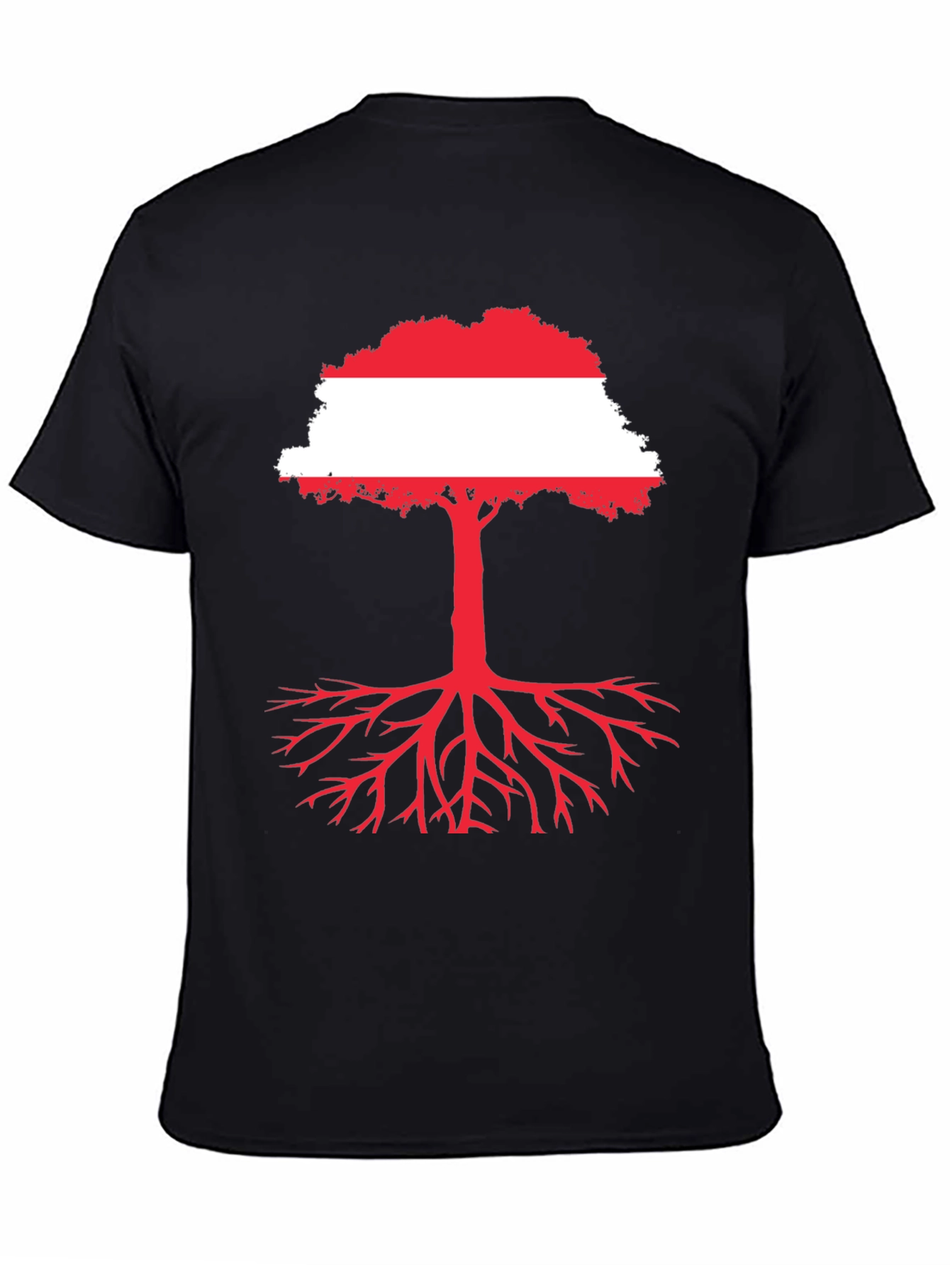 Austria Flag Tree Graphic Tee