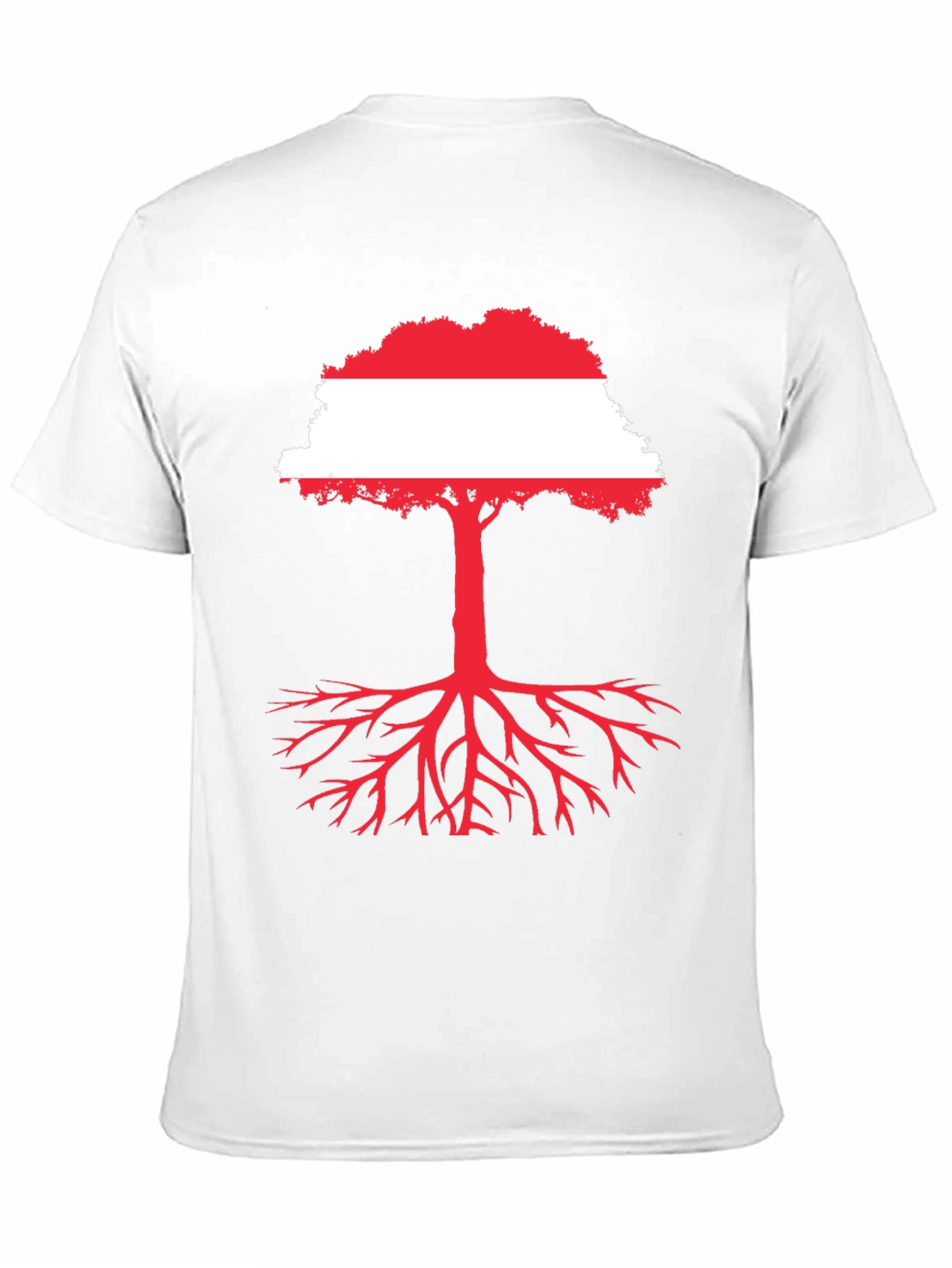 Austria Flag Tree Graphic Tee