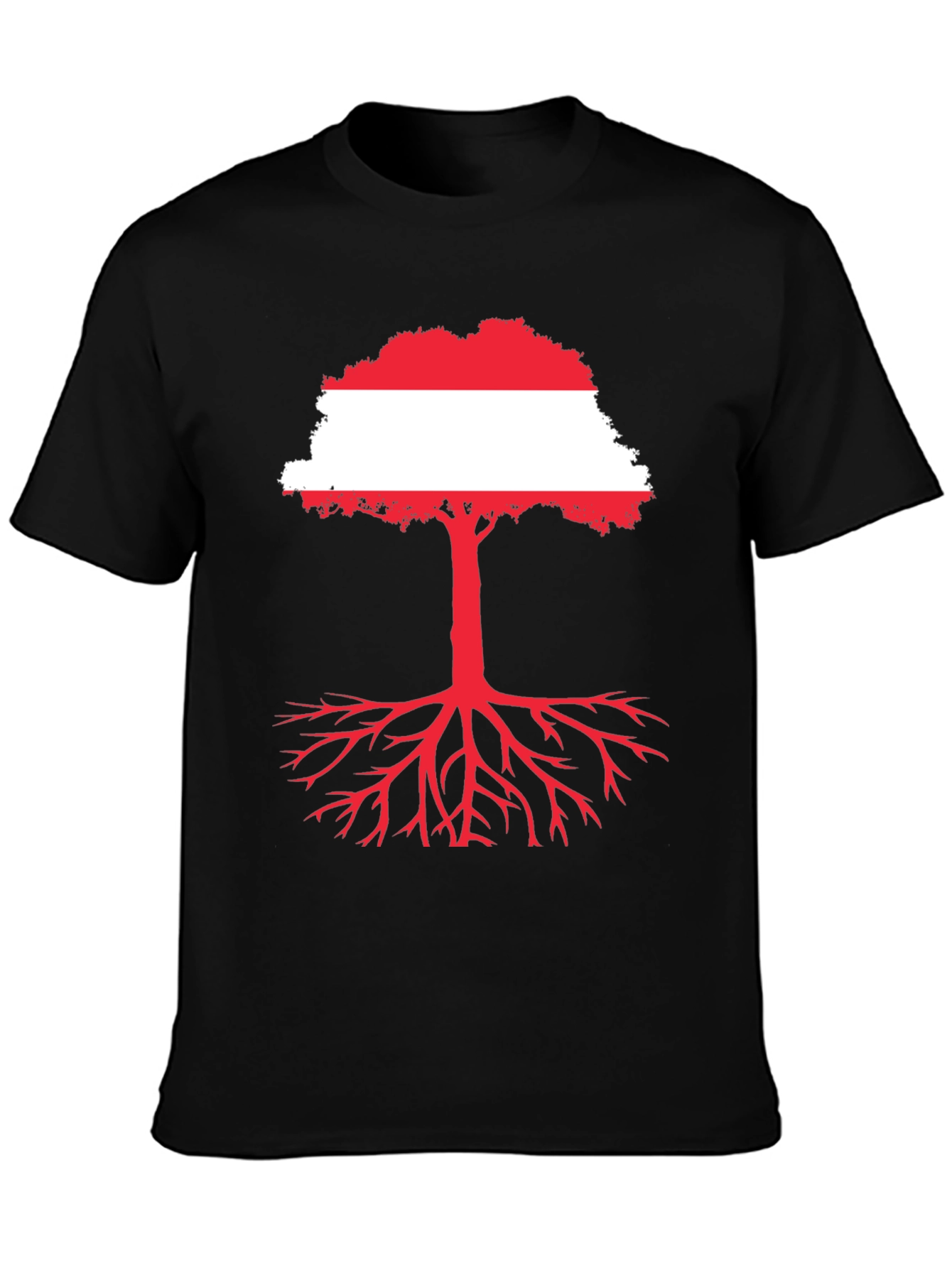 Austria Flag Tree Graphic Tee