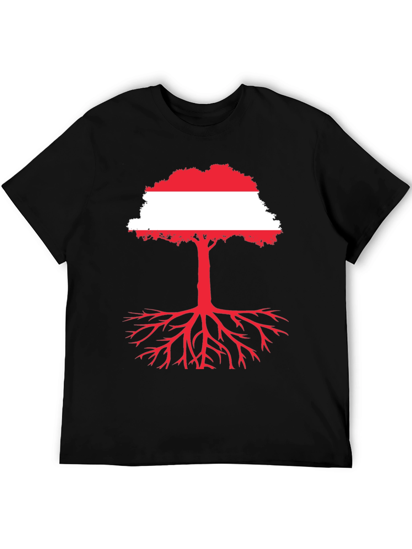 Austria Flag Tree Graphic Tee