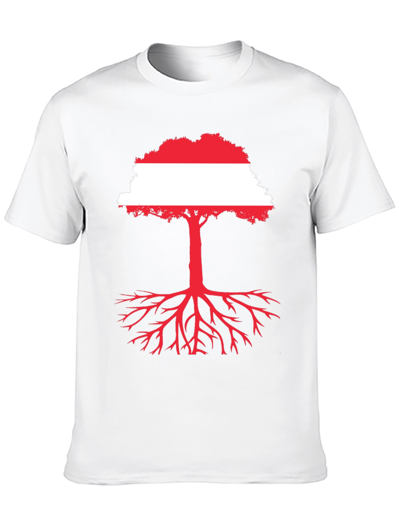 Austria Flag Tree Graphic Tee
