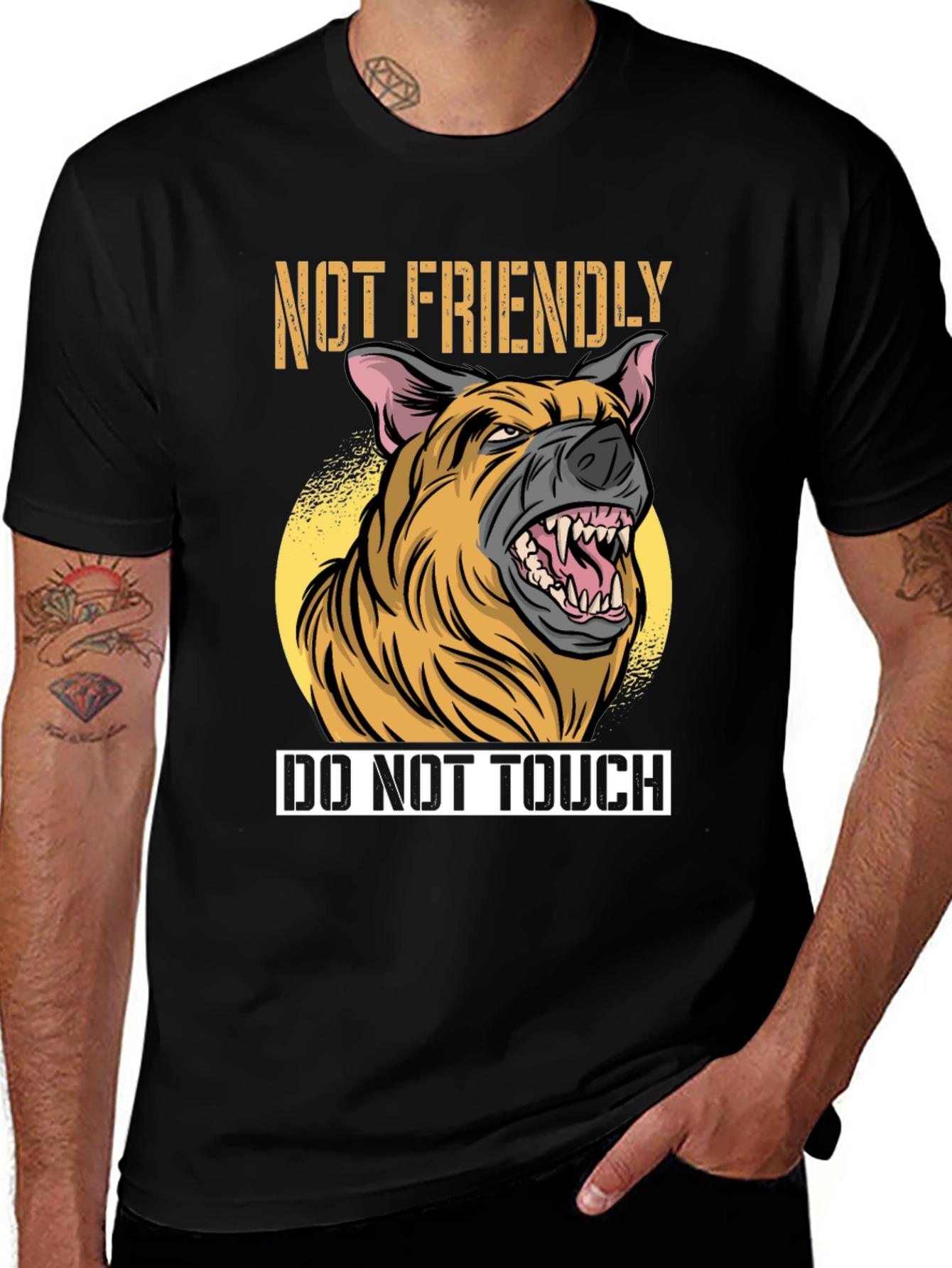 Not Friendly Do Not Touch T-Shirt