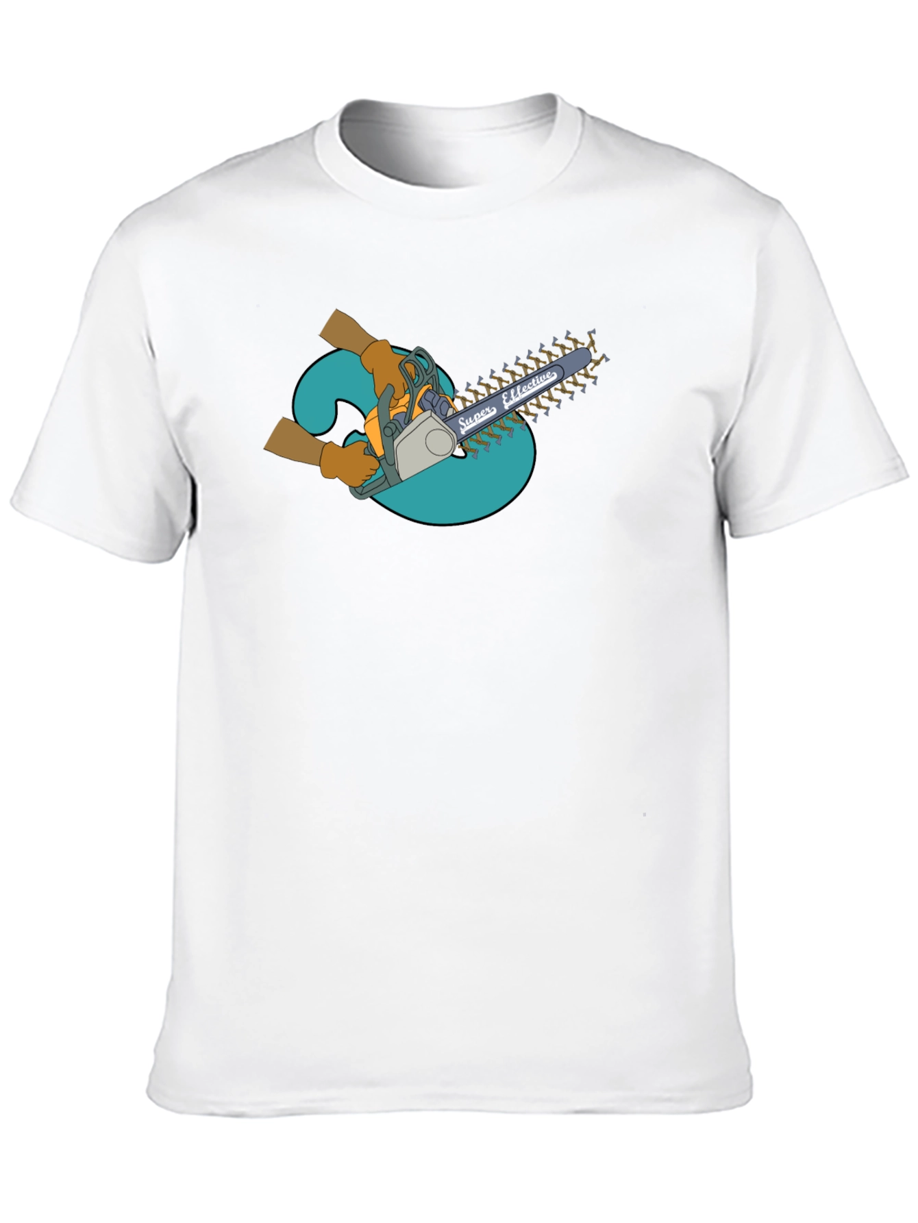 Super Effective Chainsaw T-Shirt - Black