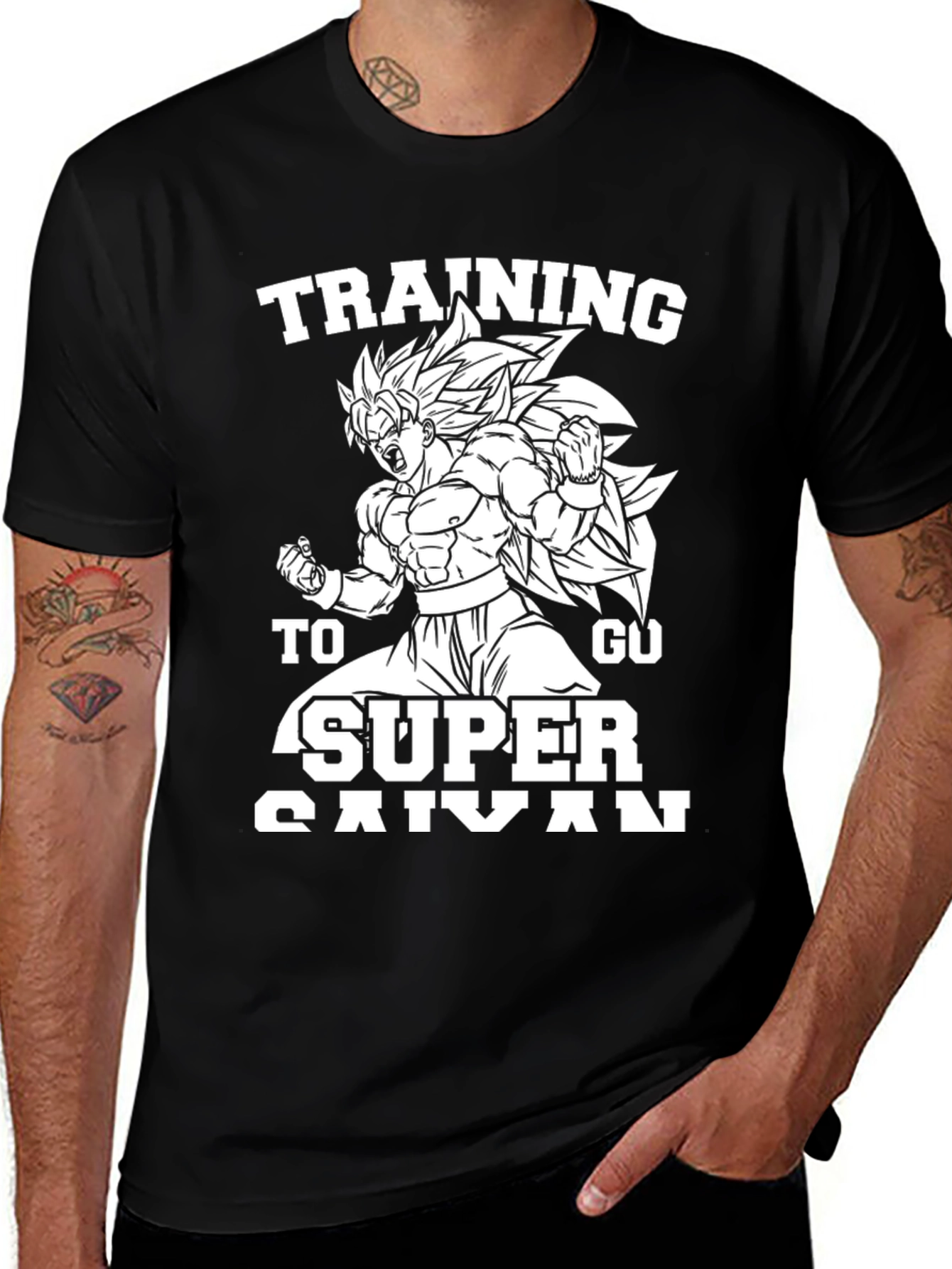 Super Saiyan Training T-Shirt - Black