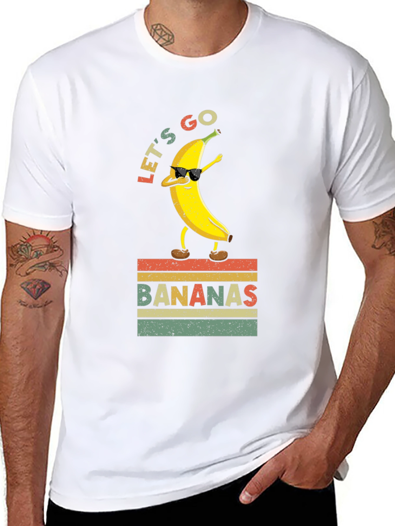 Lets Go Bananas Mens T-Shirt