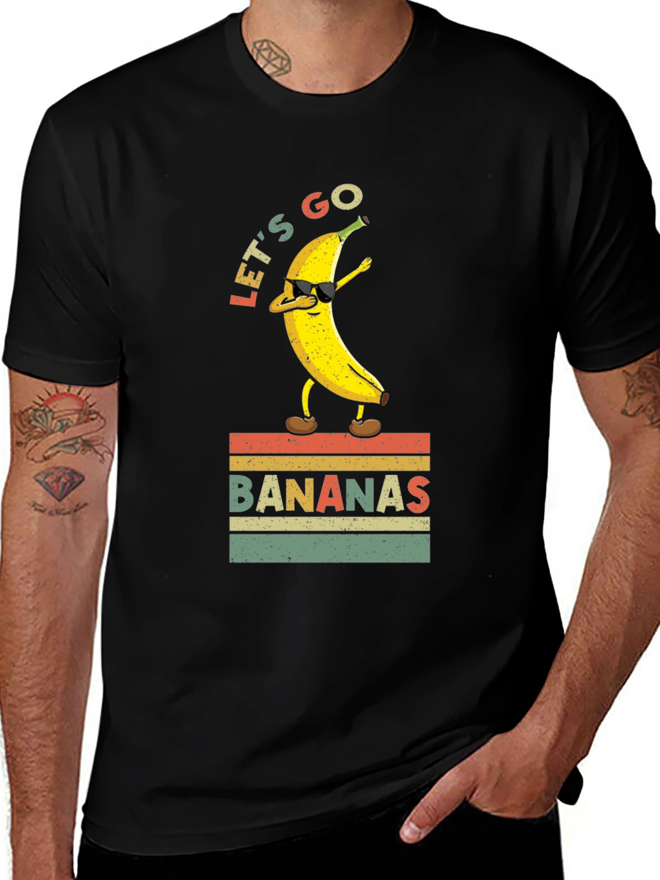 Lets Go Bananas Mens T-Shirt