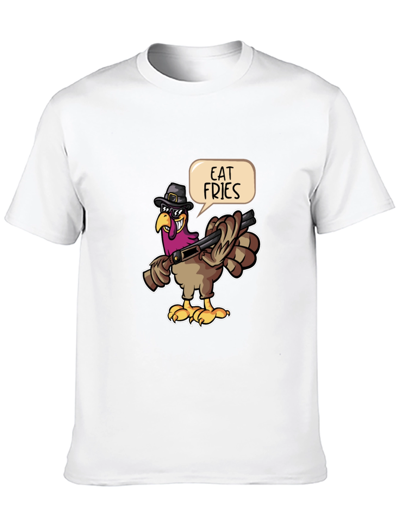 Eat Fries Turkey Graphic Tee