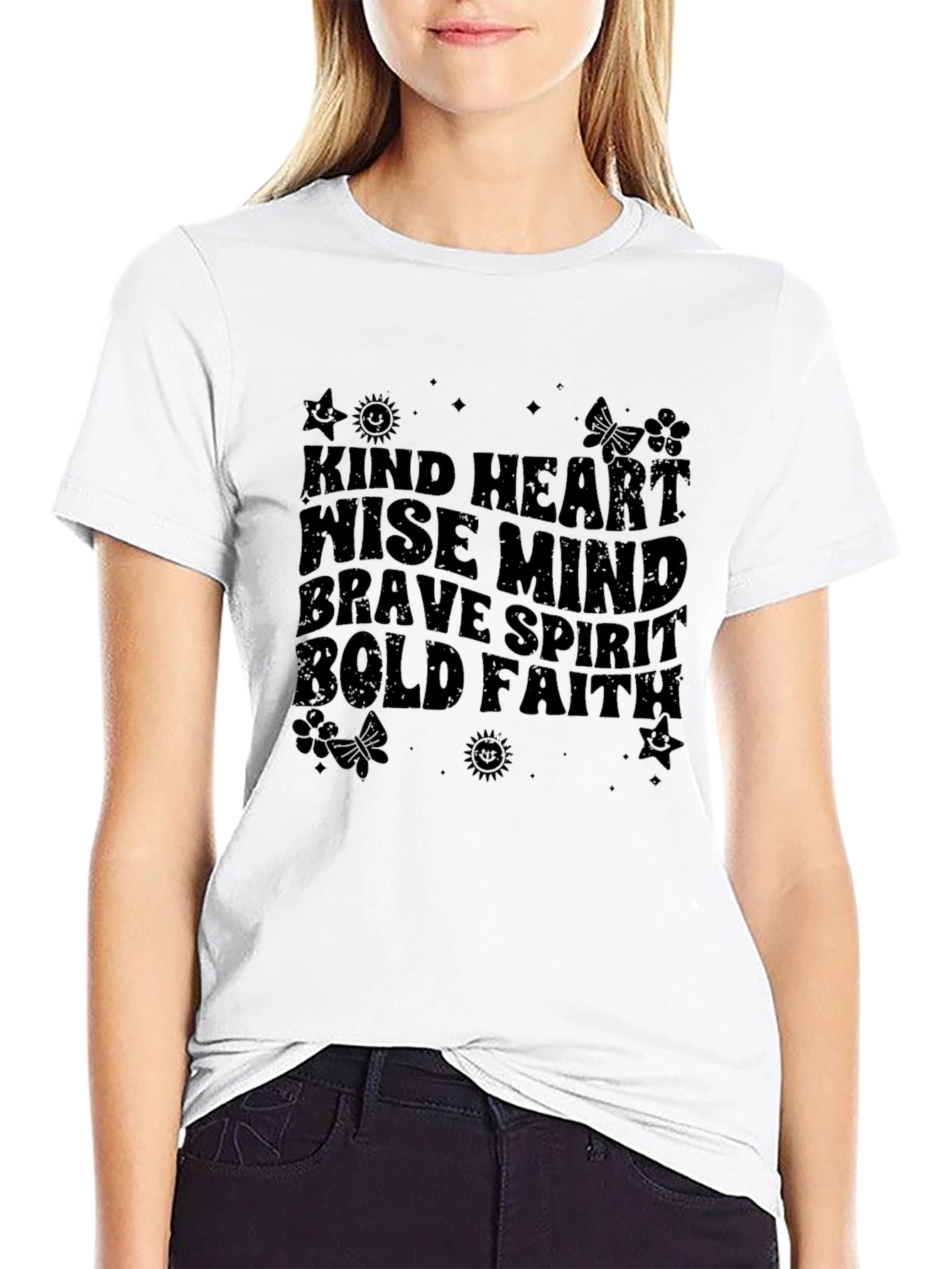 Kind Heart Wise Mind Graphic Tee