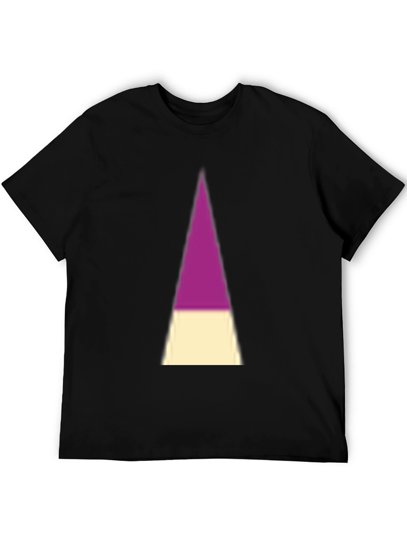 Purple & Cream Geometric Tee