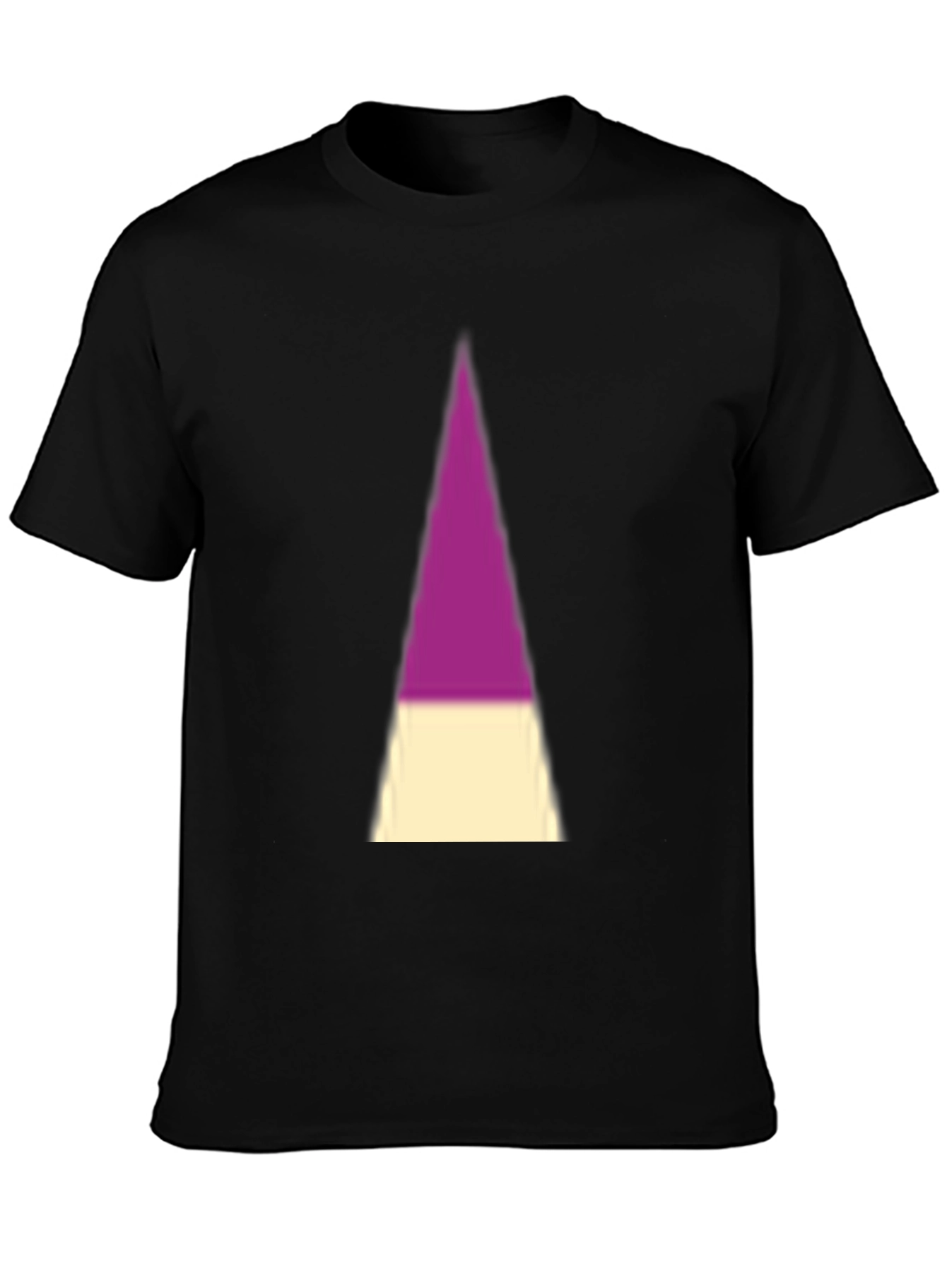 Purple & Cream Geometric Tee