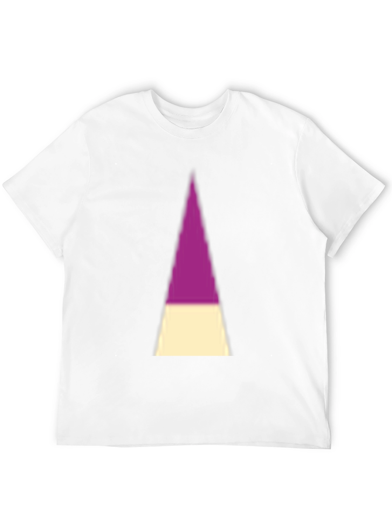 Purple & Cream Geometric Tee