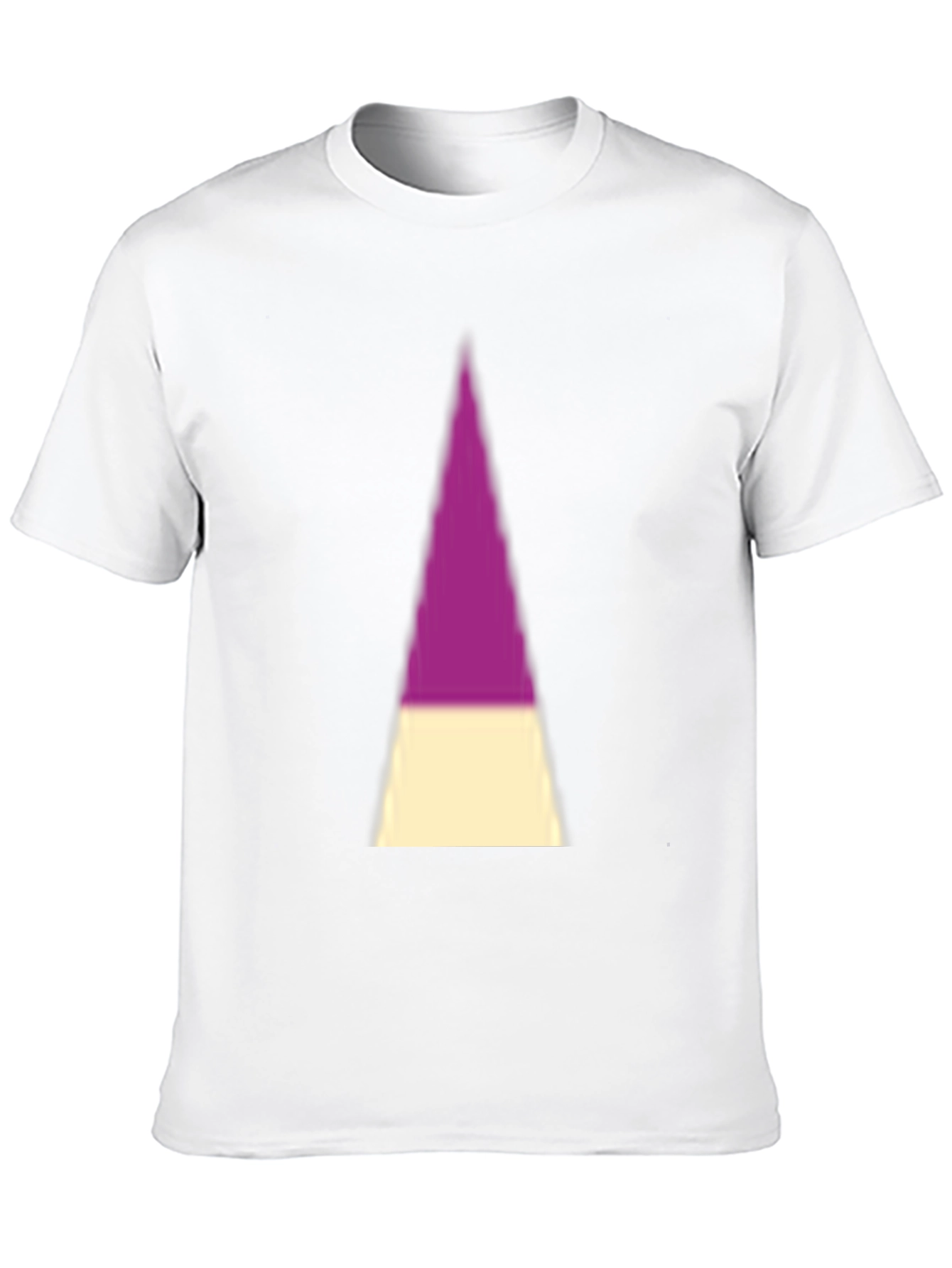 Purple & Cream Geometric Tee
