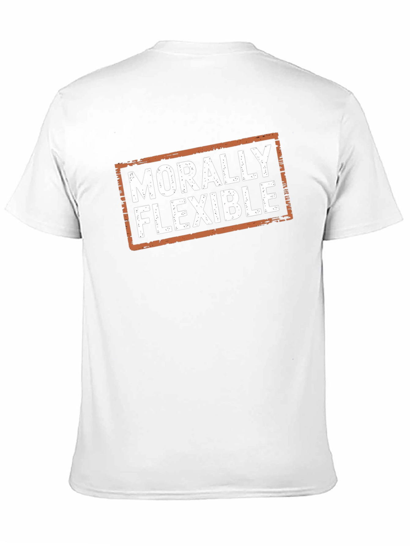 Morally Flexible Graphic Tee - Mens Black T-Shirt