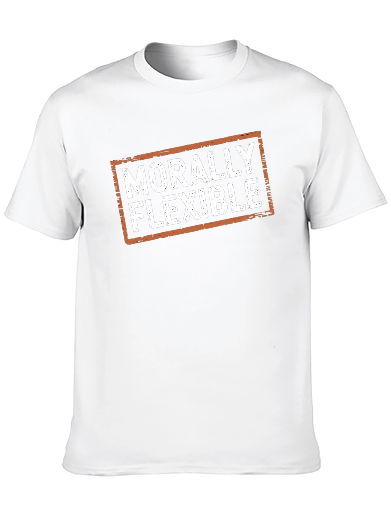 Morally Flexible Graphic Tee - Mens Black T-Shirt