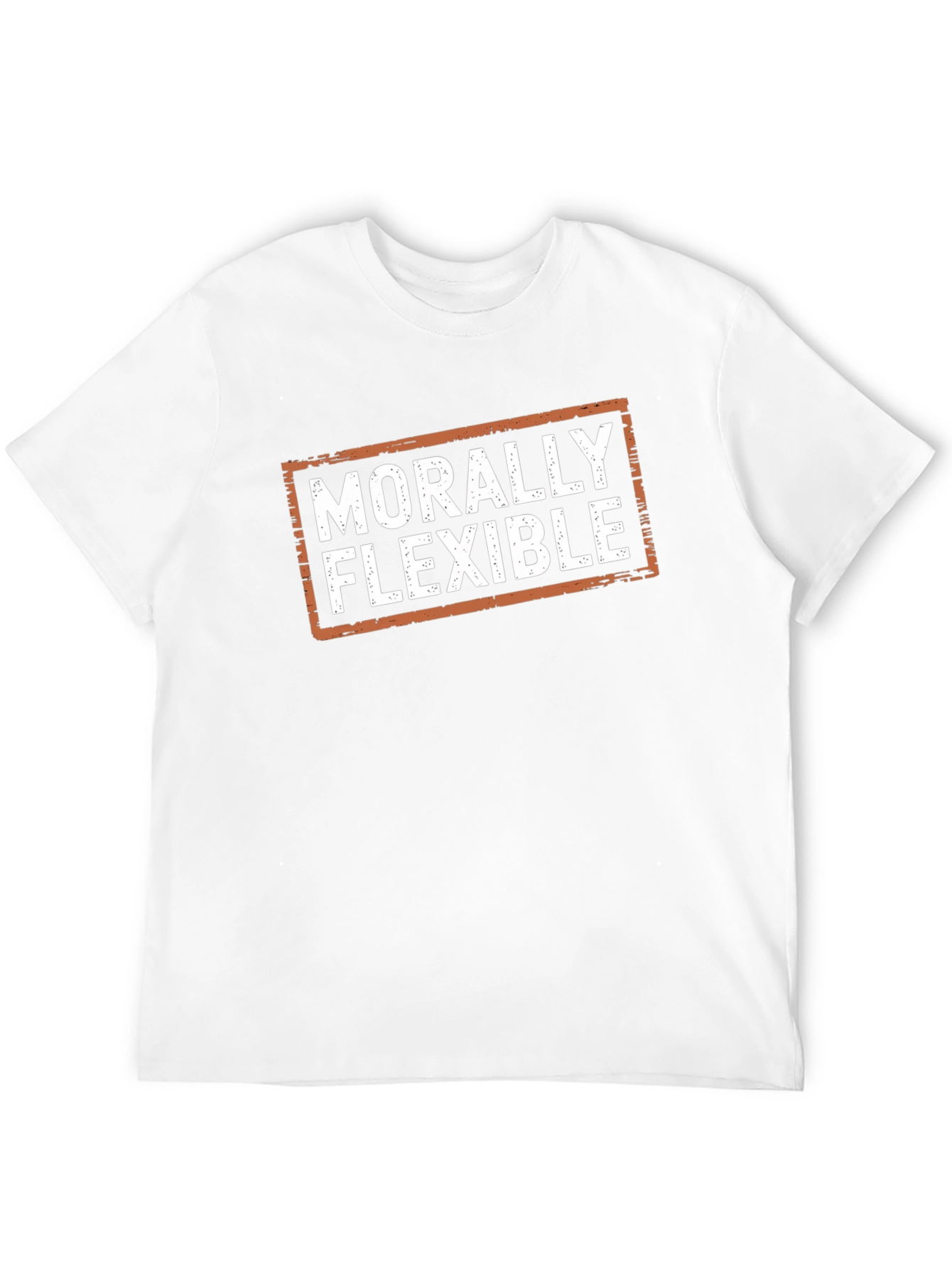 Morally Flexible Graphic Tee - Mens Black T-Shirt