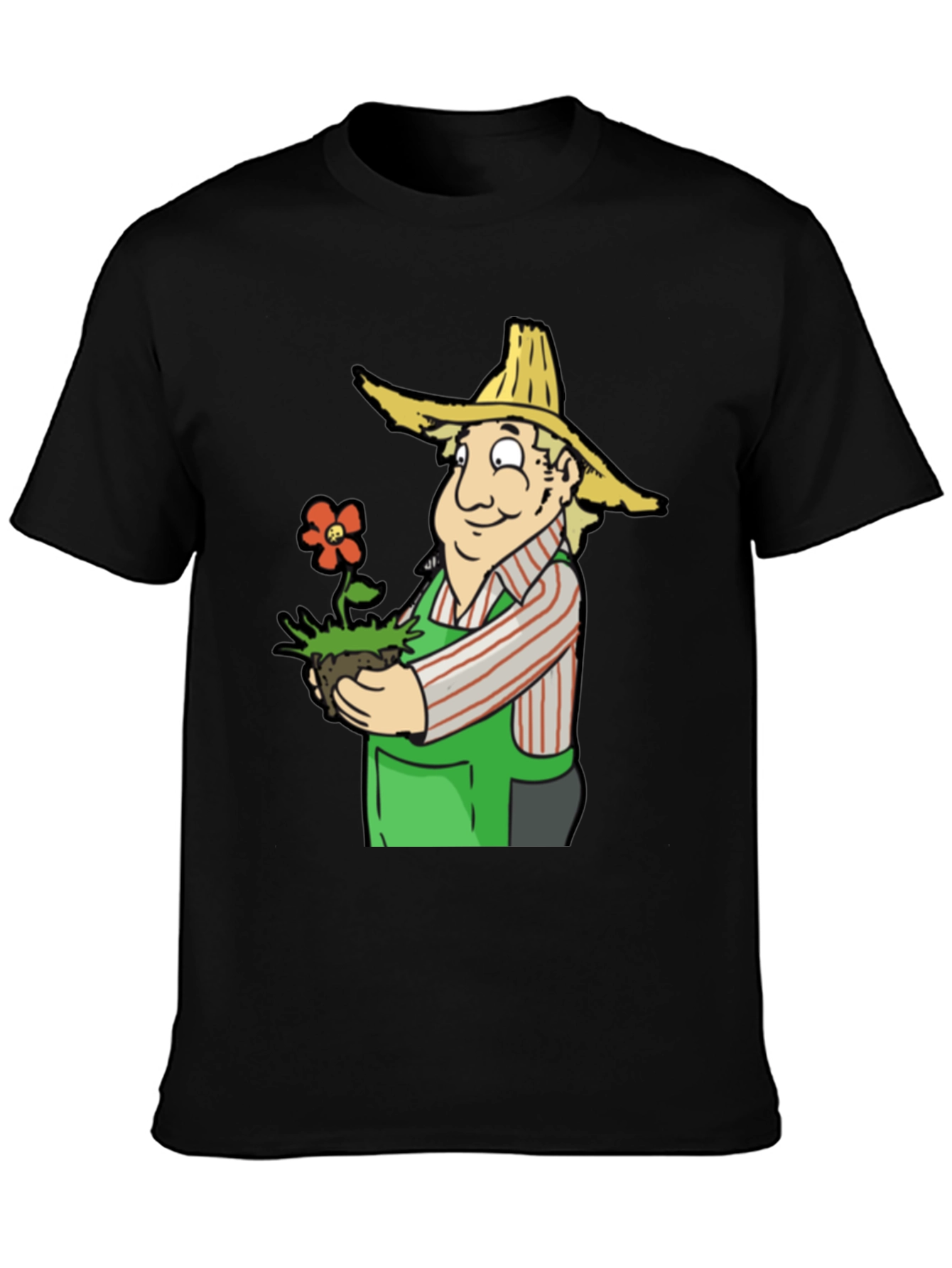 Gardener Cartoon Graphic Tee