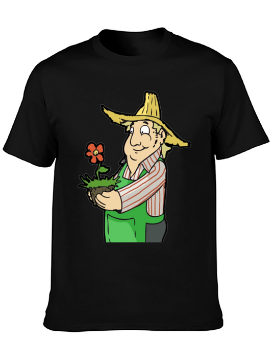 Gardener Cartoon Graphic Tee