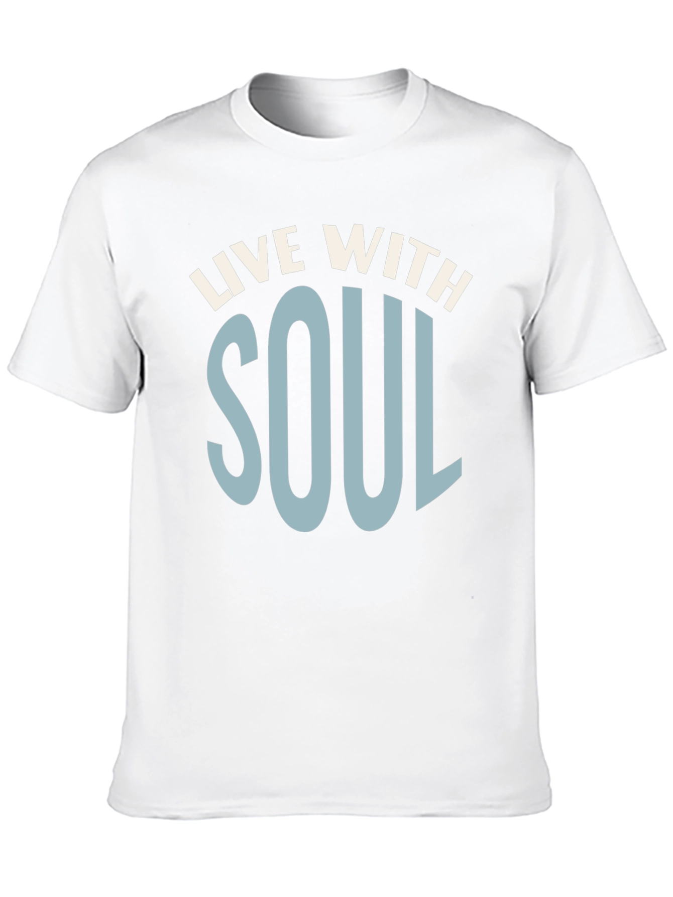 Live With Soul Graphic T-Shirt - Black
