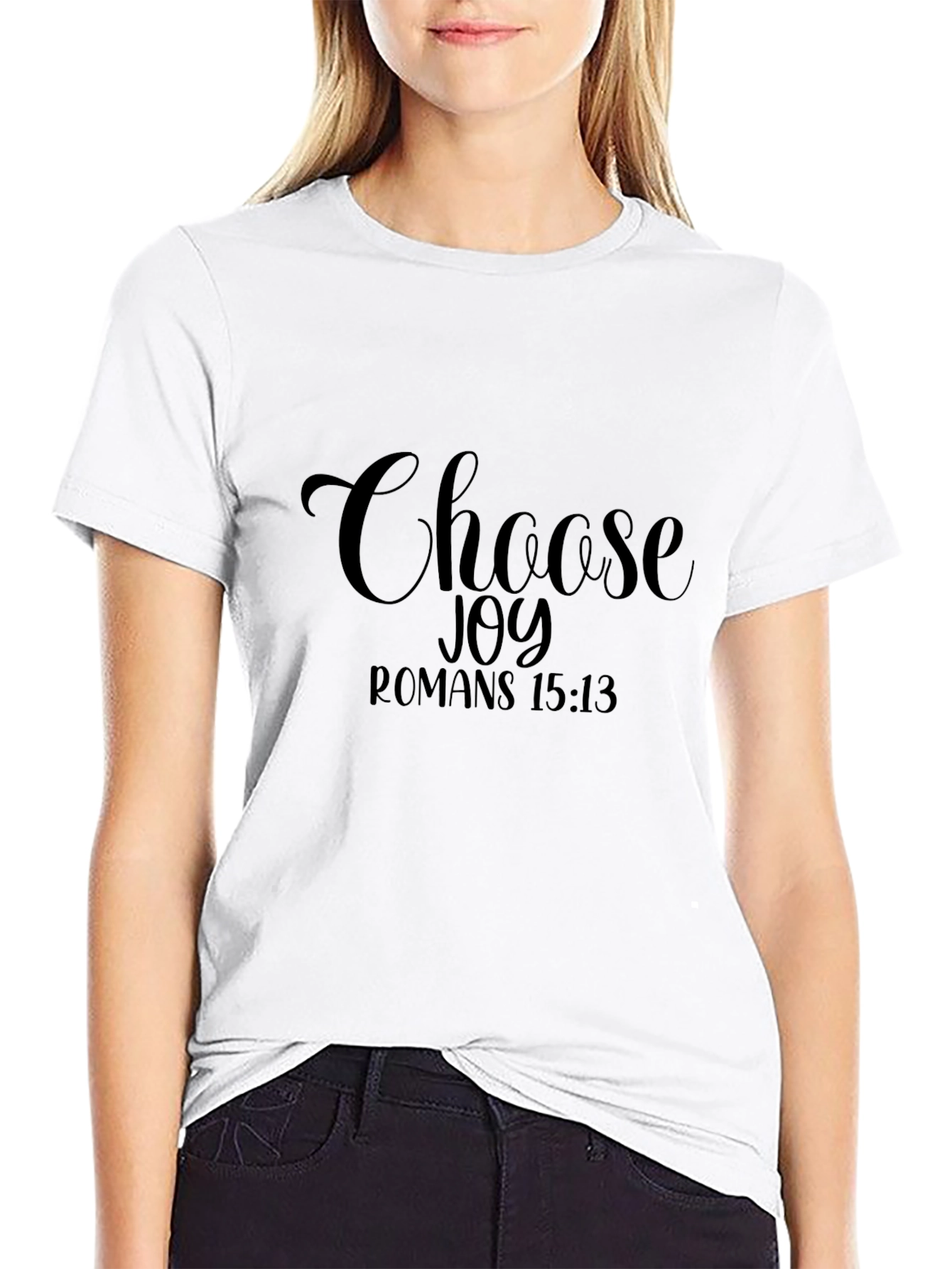 Choose Joy T-Shirt - Romans 15:13 Scripture Tee